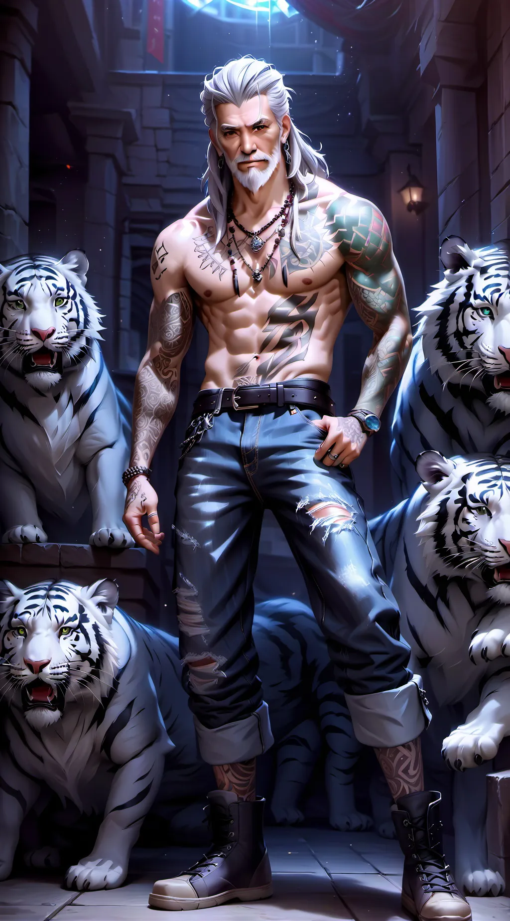 ai character: Hunter background