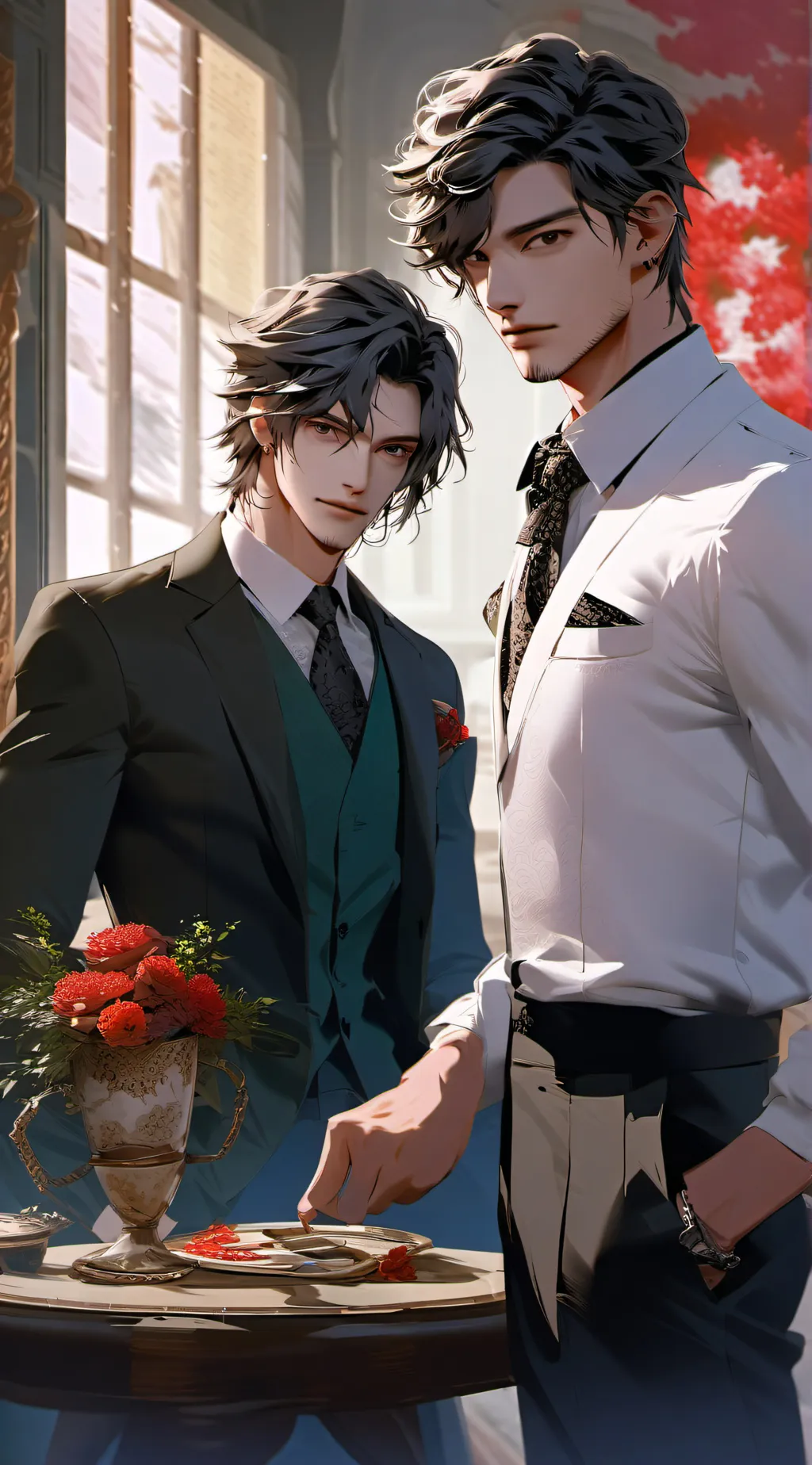ai character: Tyler and jacob background