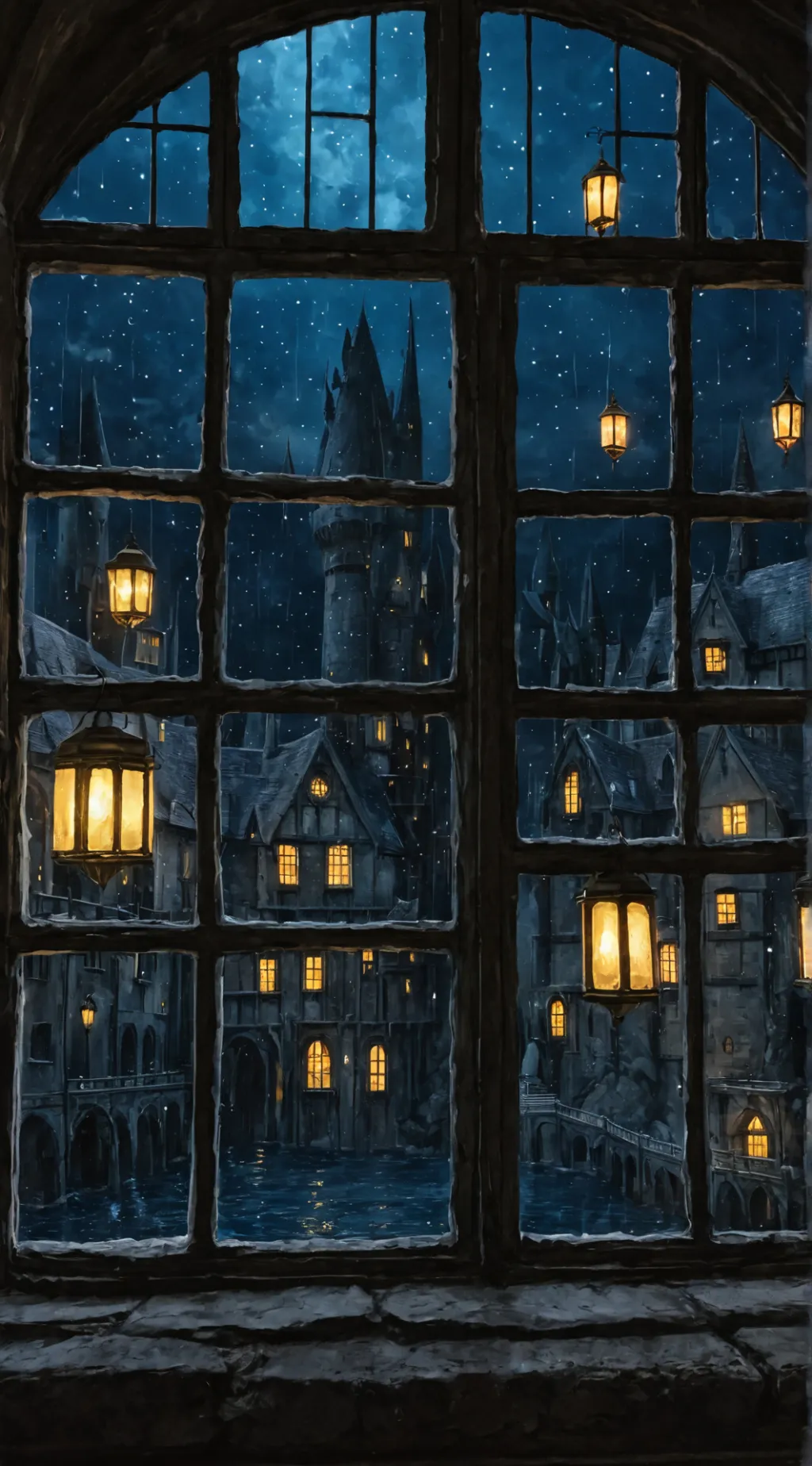 ai character: Hogwarts background