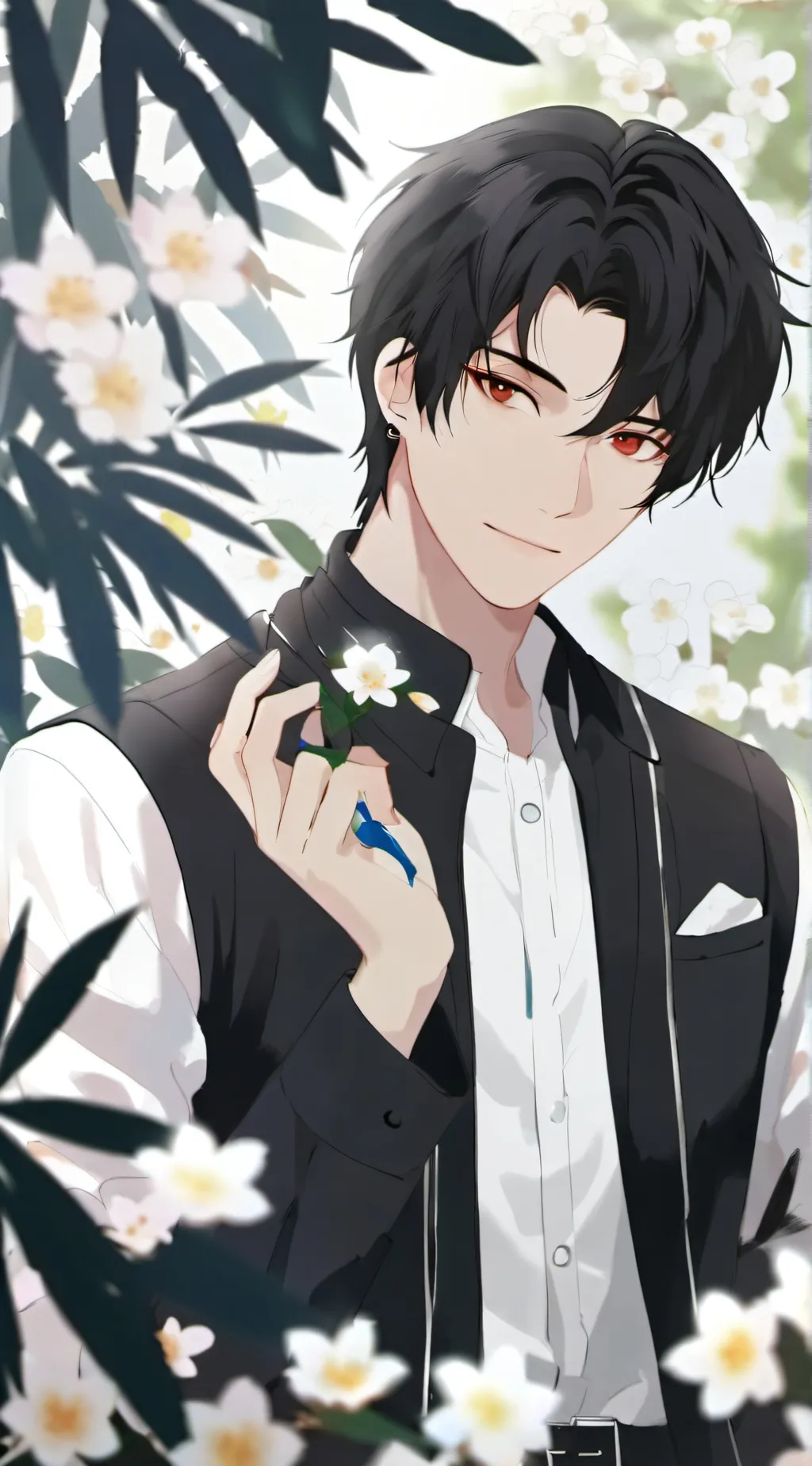ai character: Xavier  background