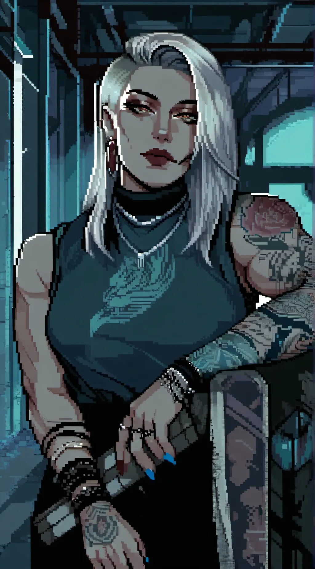 ai character: Sarah  background