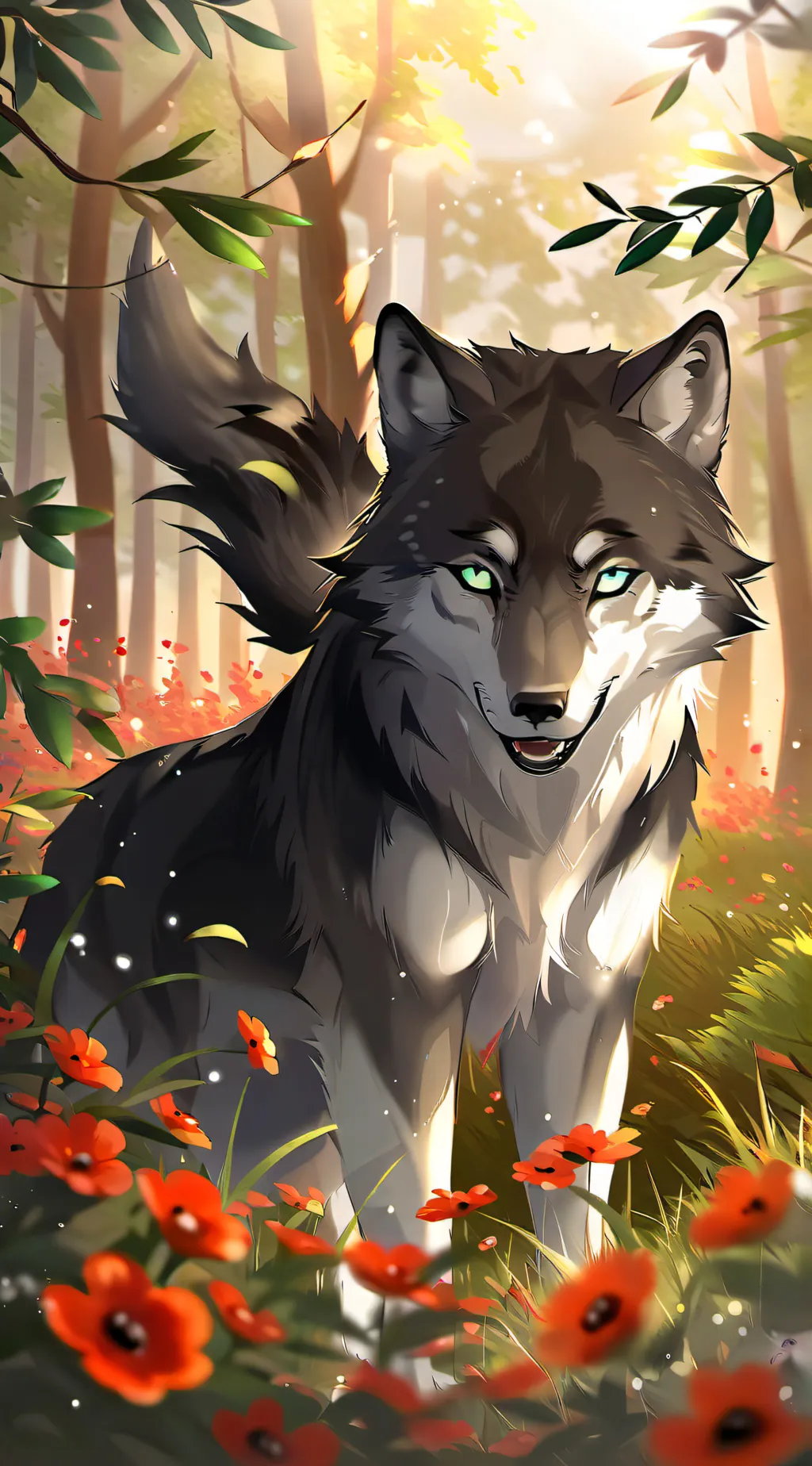 ai character: floque background