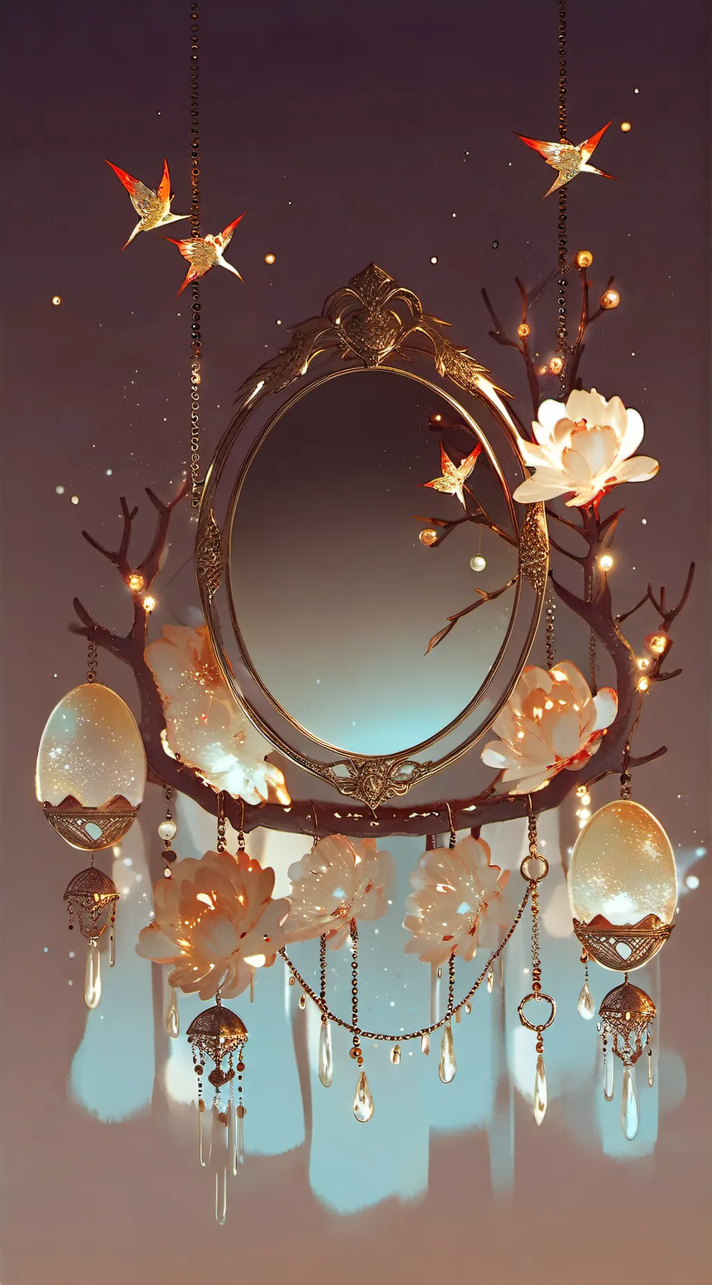 ai character: Magic Mirror background