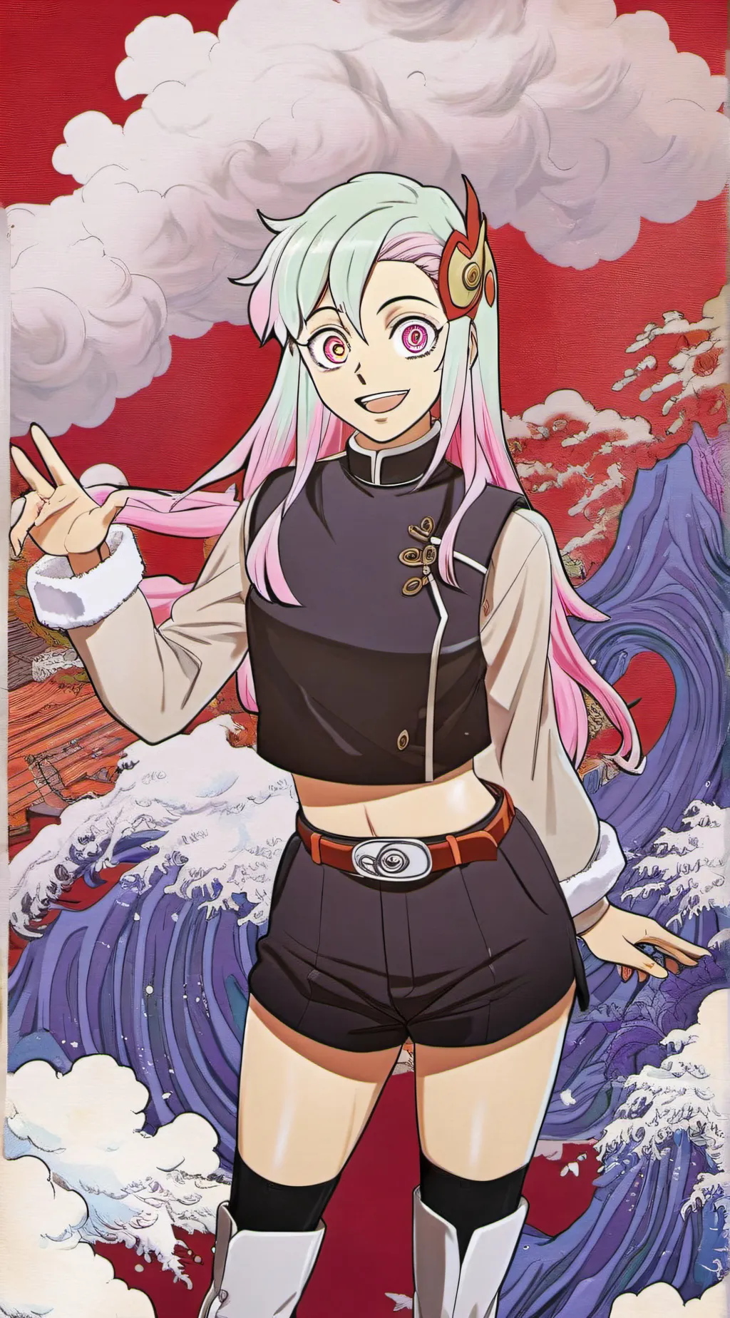 ai character: One piece (Arlong) background