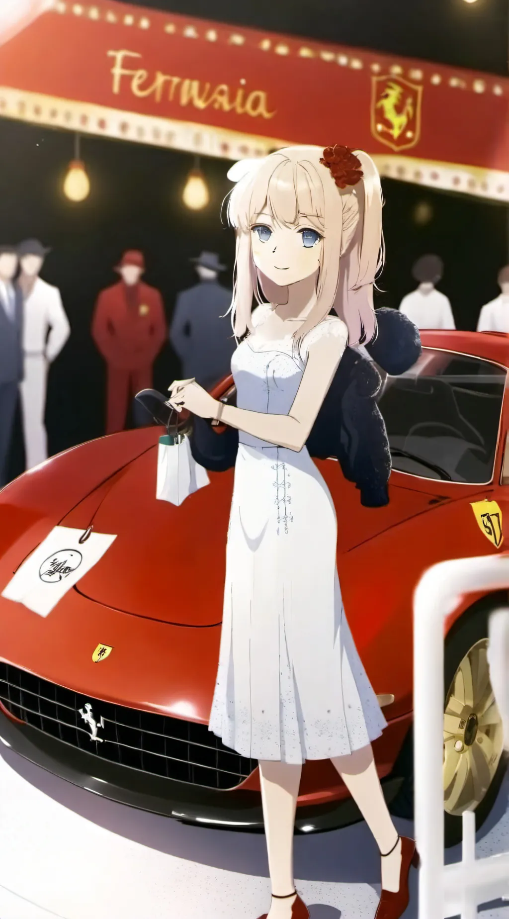 ai character: NFS HEAT  background