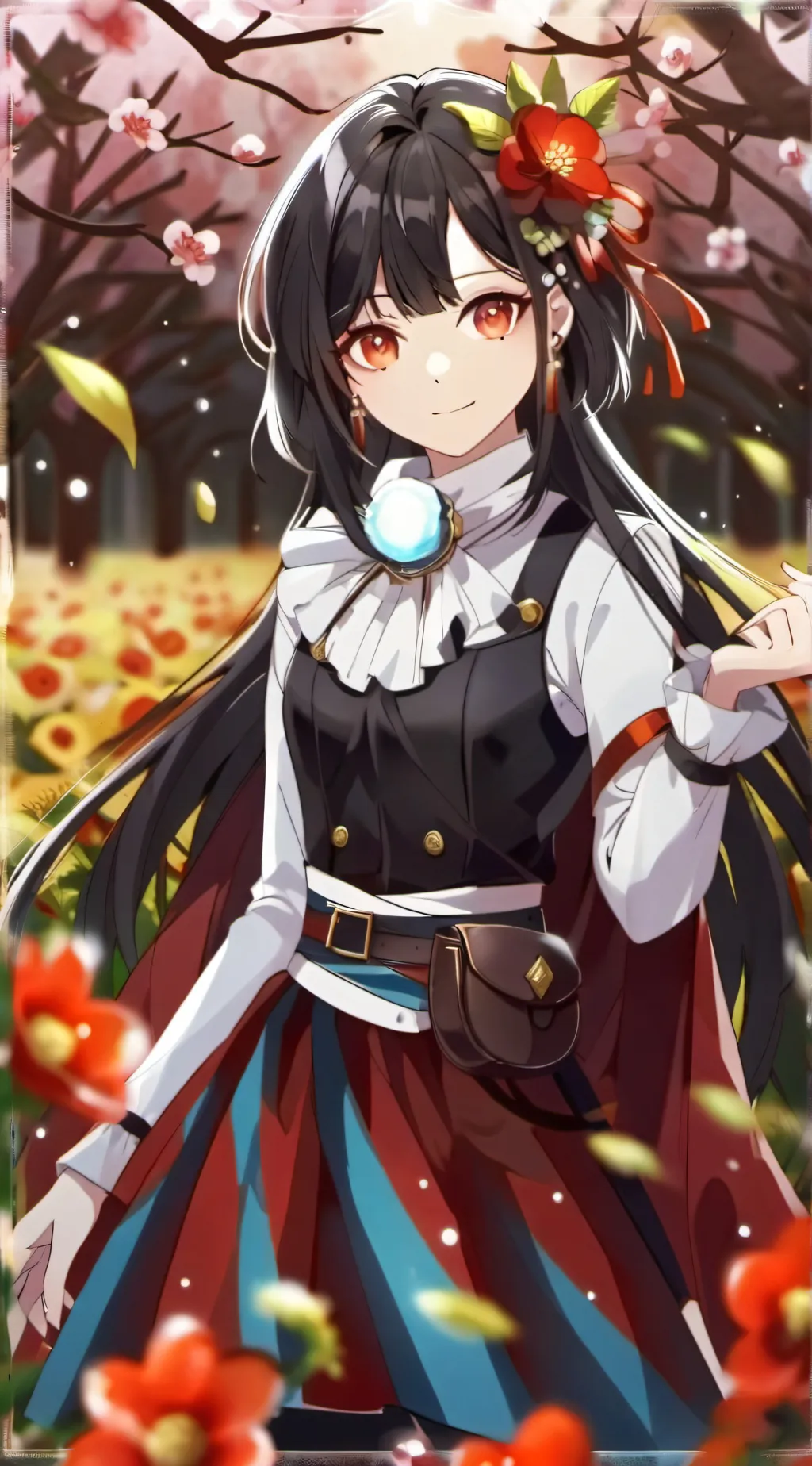 ai character: няшка background