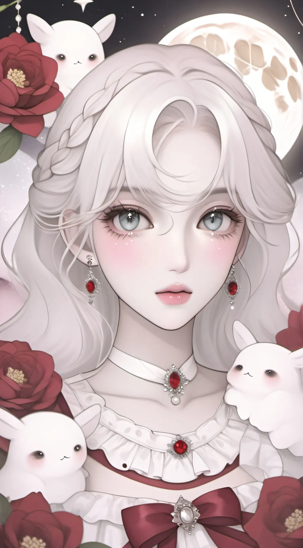 ai character: Toki gets coffee  background