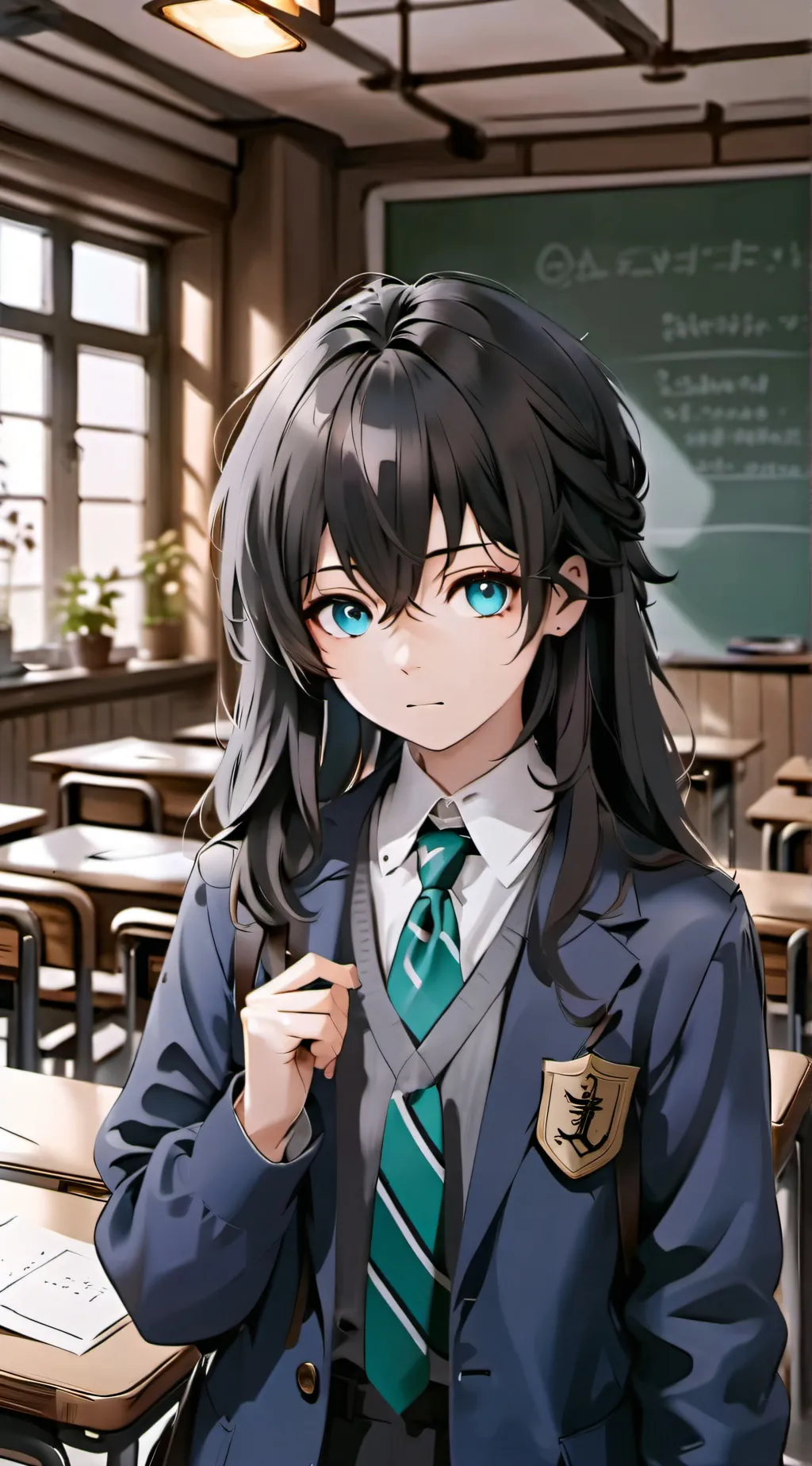 ai character: Muichiro Tokito background
