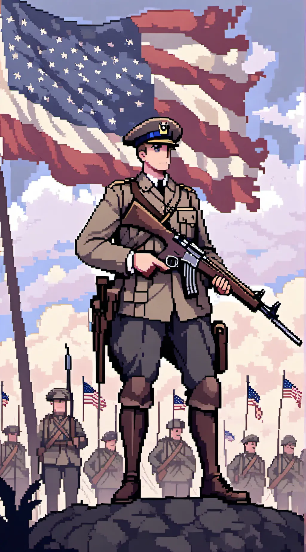 ai character: America background