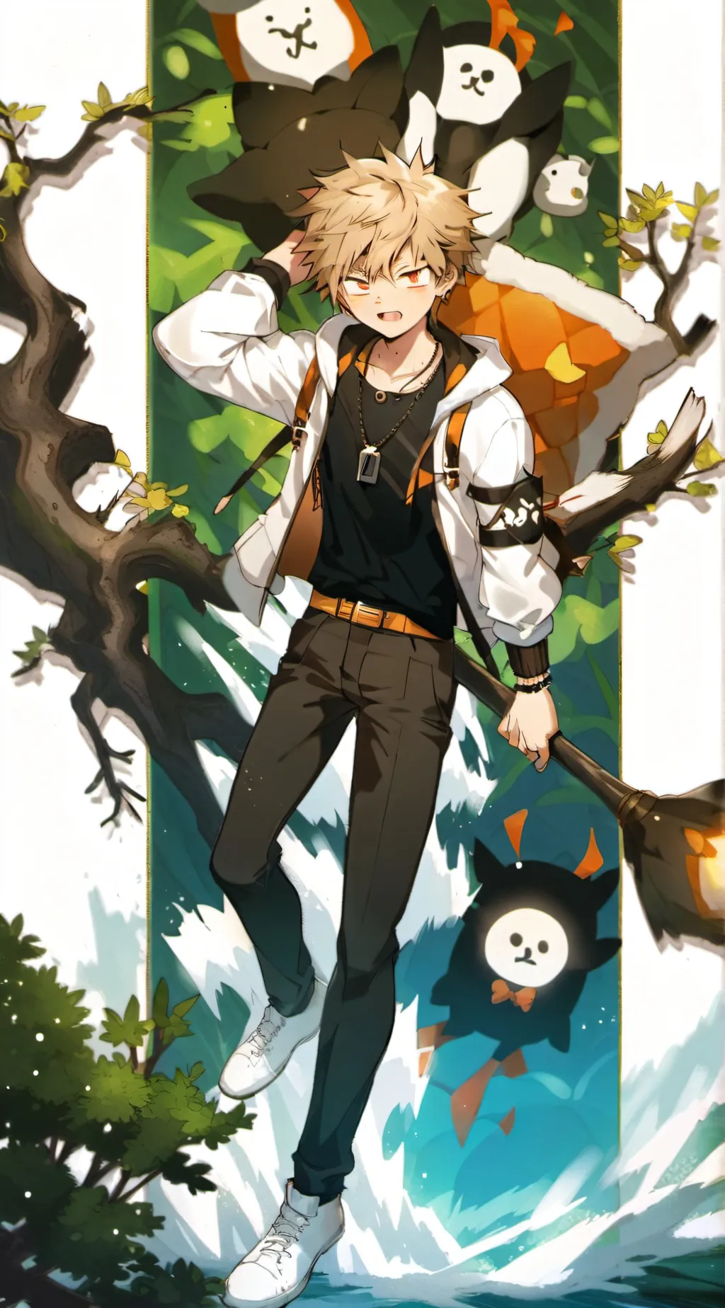 ai character: MHA background