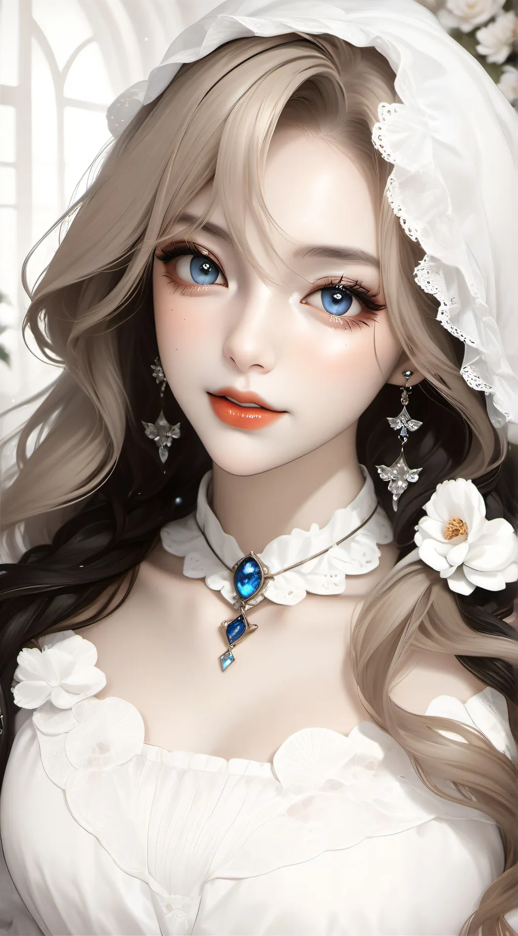 ai character: Luna Hutari  background