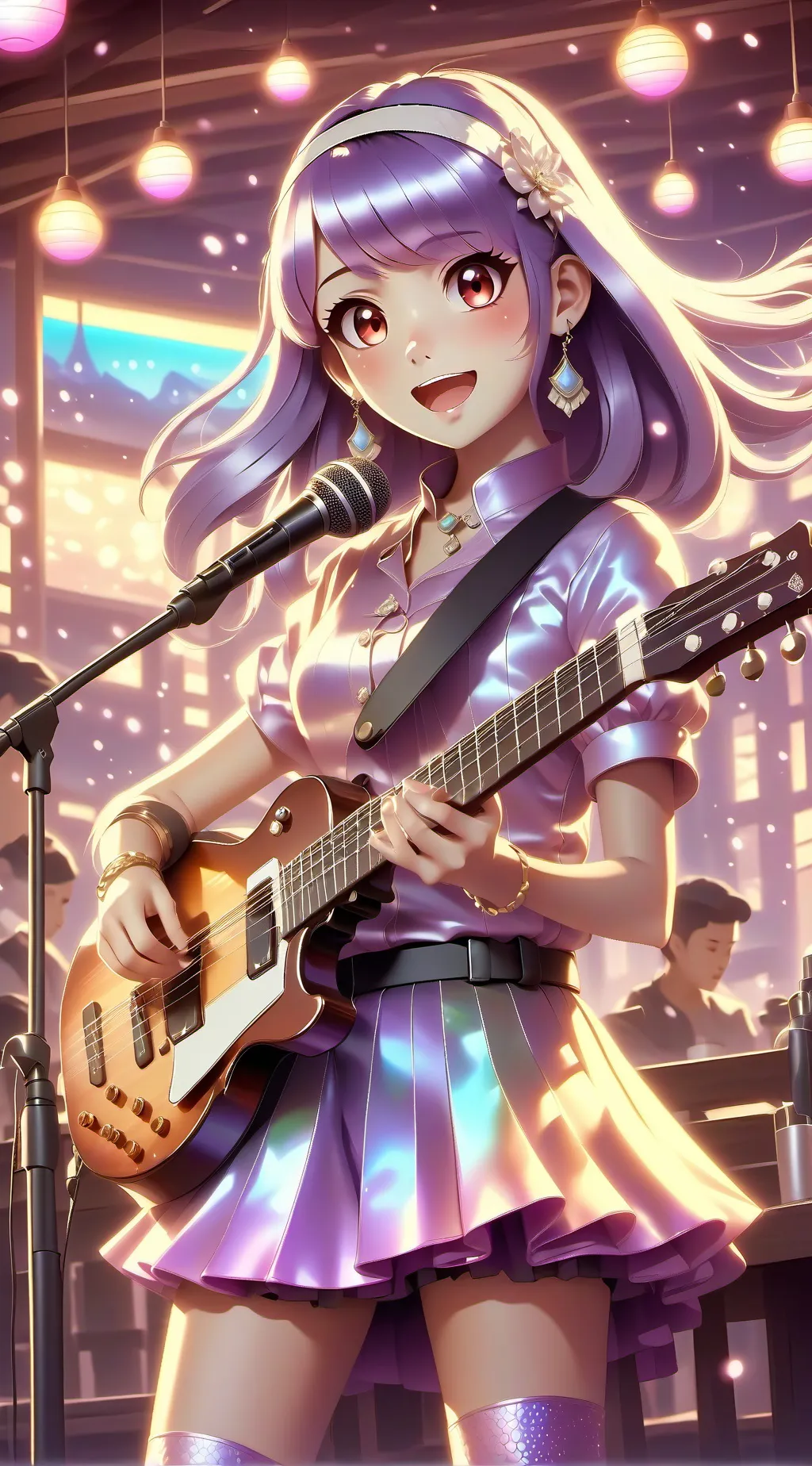 ai character: Harmony background