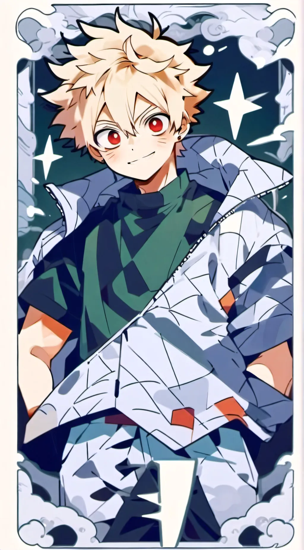 ai character: Mha exposed background