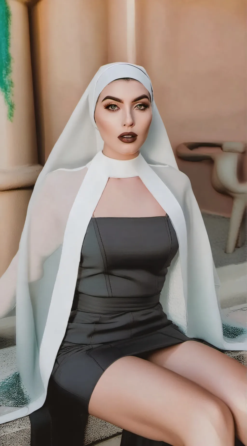 ai character: Martha NUN background