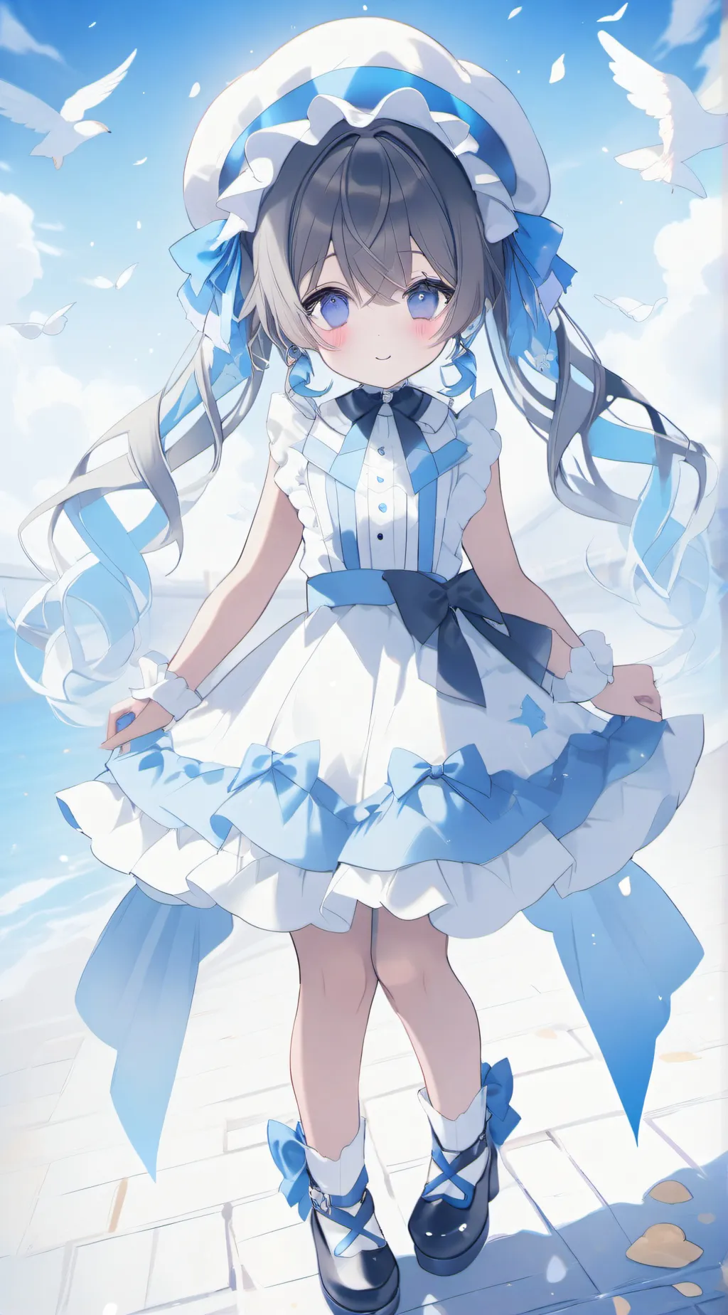 ai character: Gay girly background