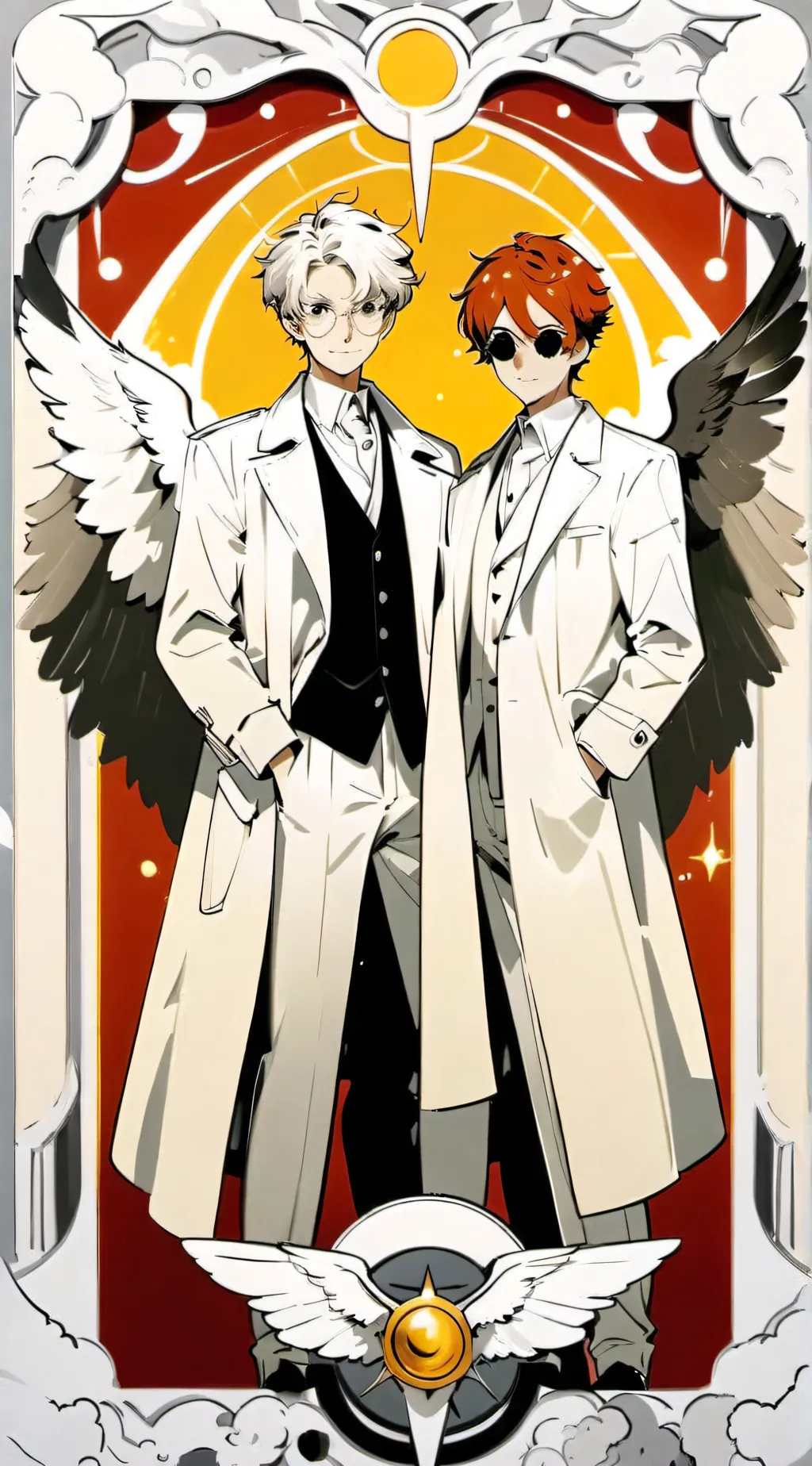 ai character: Aziraphale  background