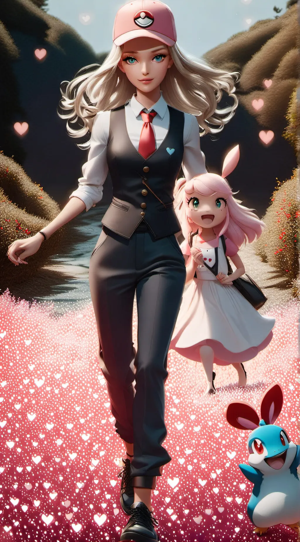 ai character: Rosaile Ketchum  background