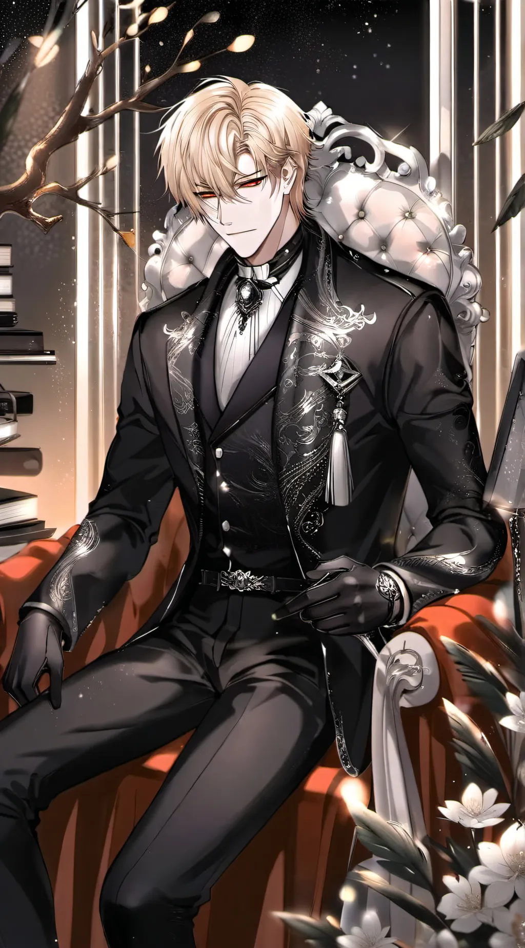 ai character: ❤️‍🔥╴Evander ╶❤️‍🔥 background