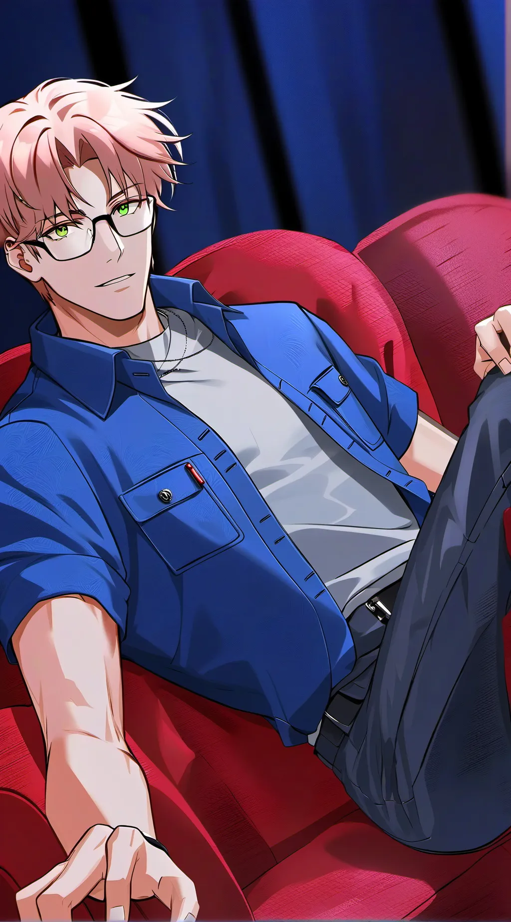 ai character: Zack  background
