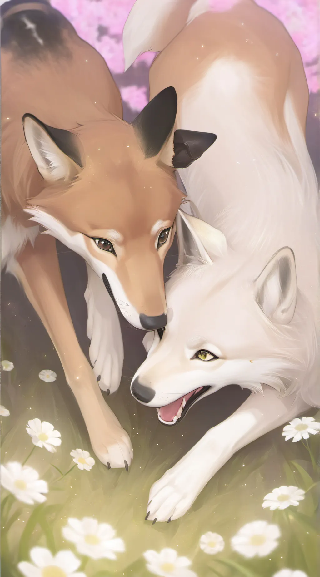 ai character: Fox & the hound  background
