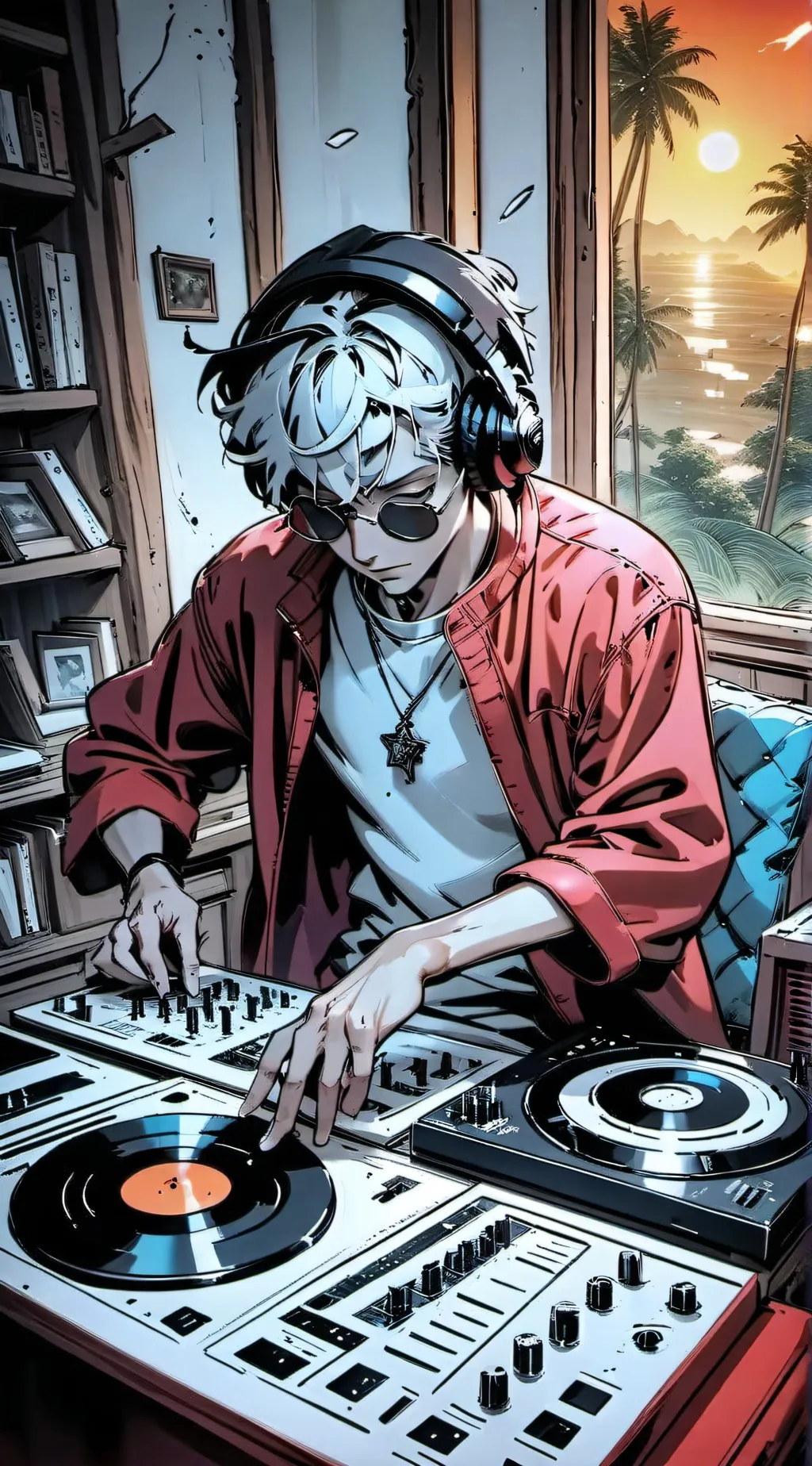 ai character: DJ background
