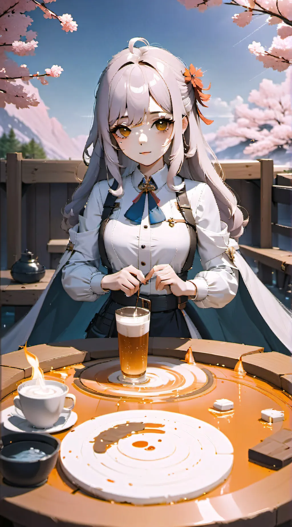 ai character: sara background