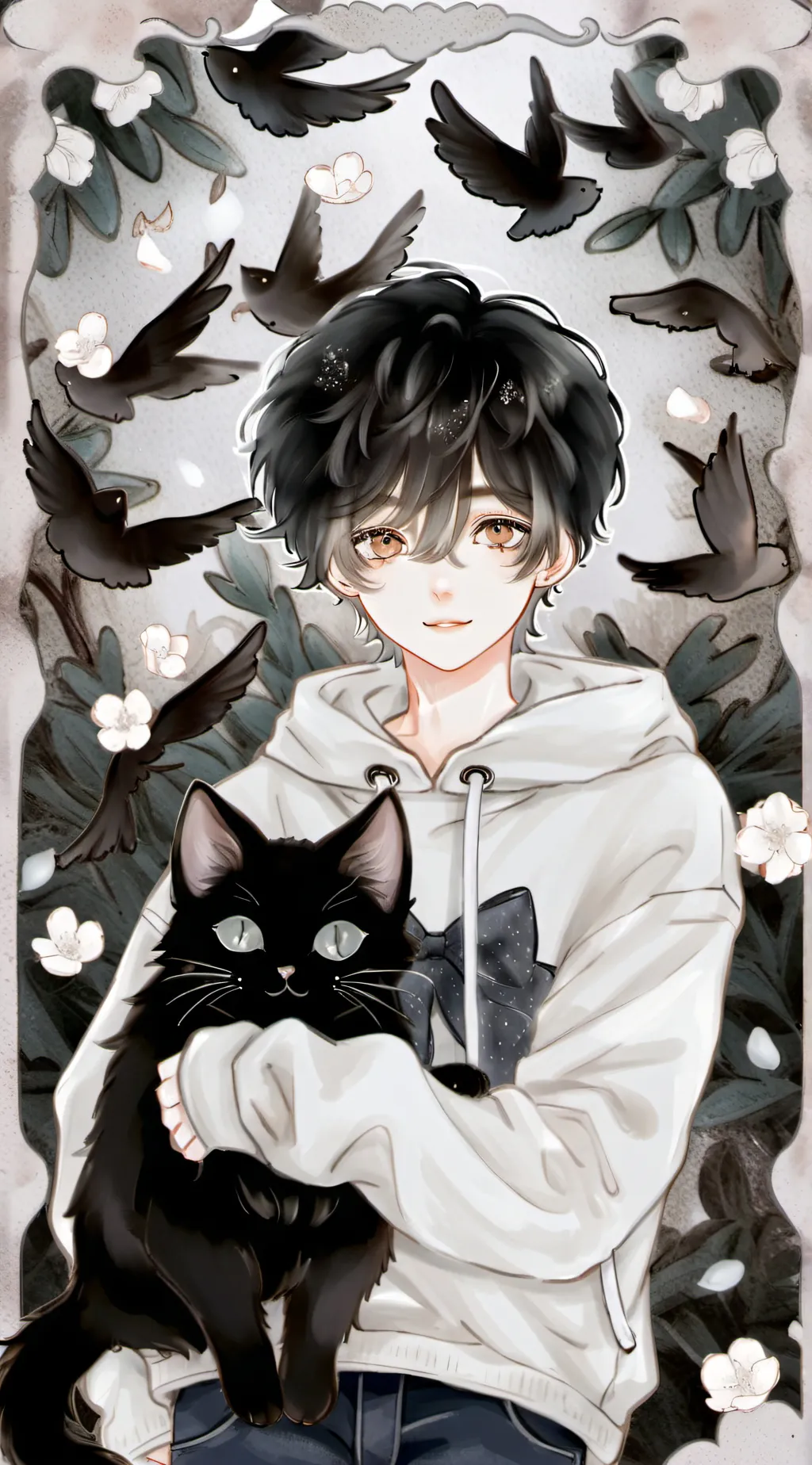ai character: ~ash~ background