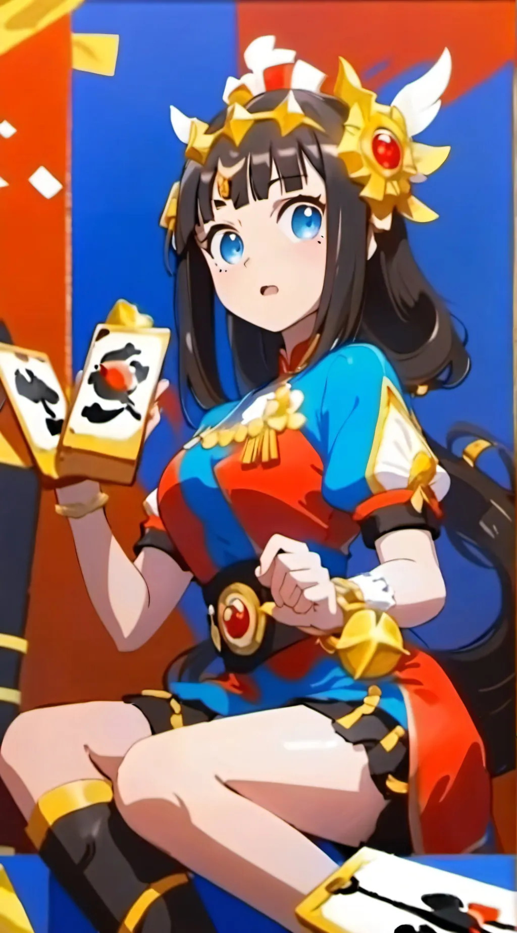 ai character: pomni background