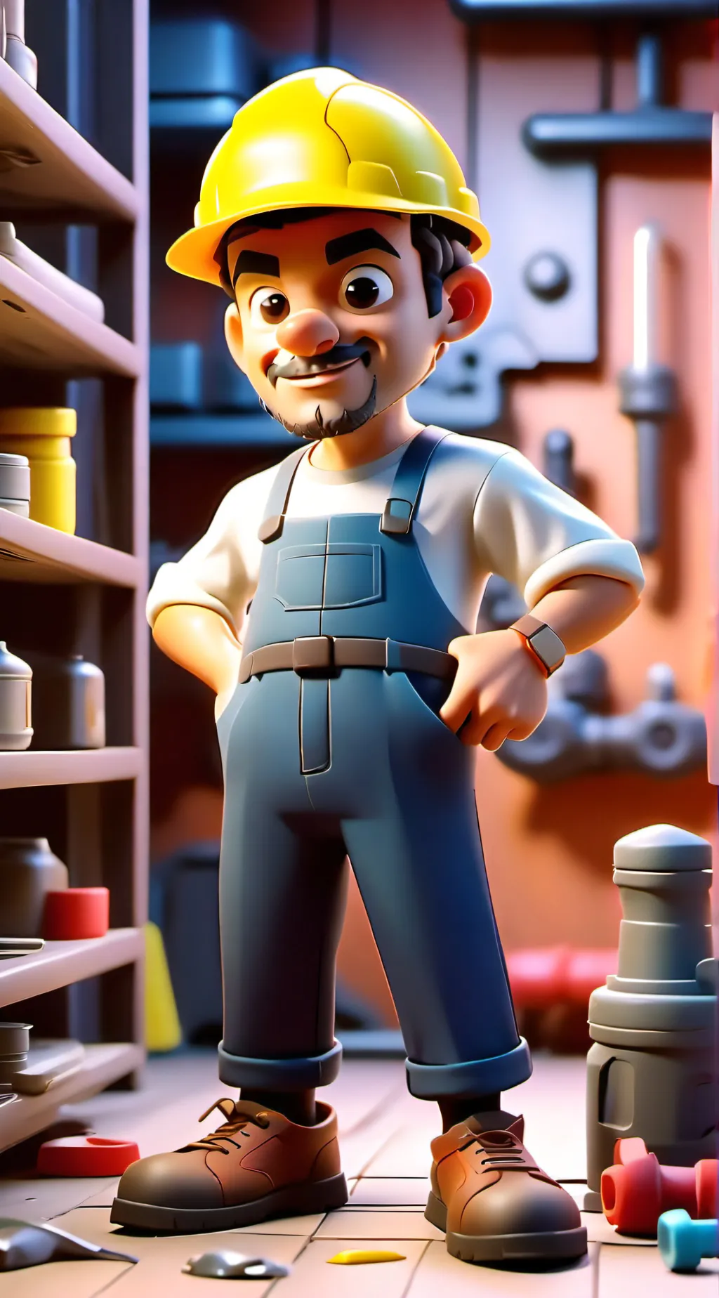 ai character: engineer from tf2 background