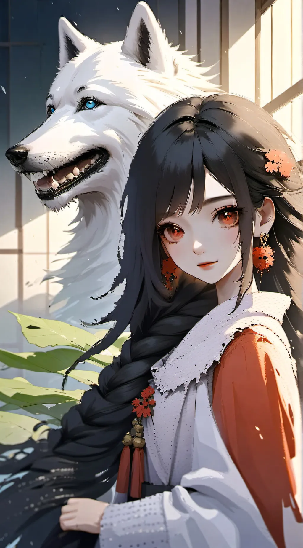 ai character: scp 1471 x sadako  background