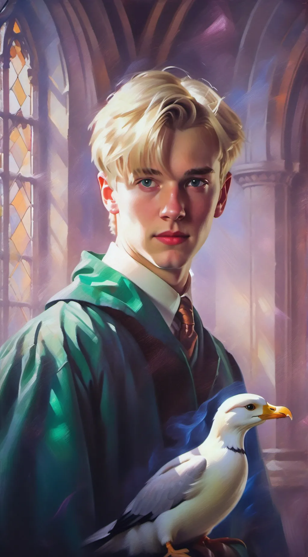 ai character: Draco malfoy🔥 background