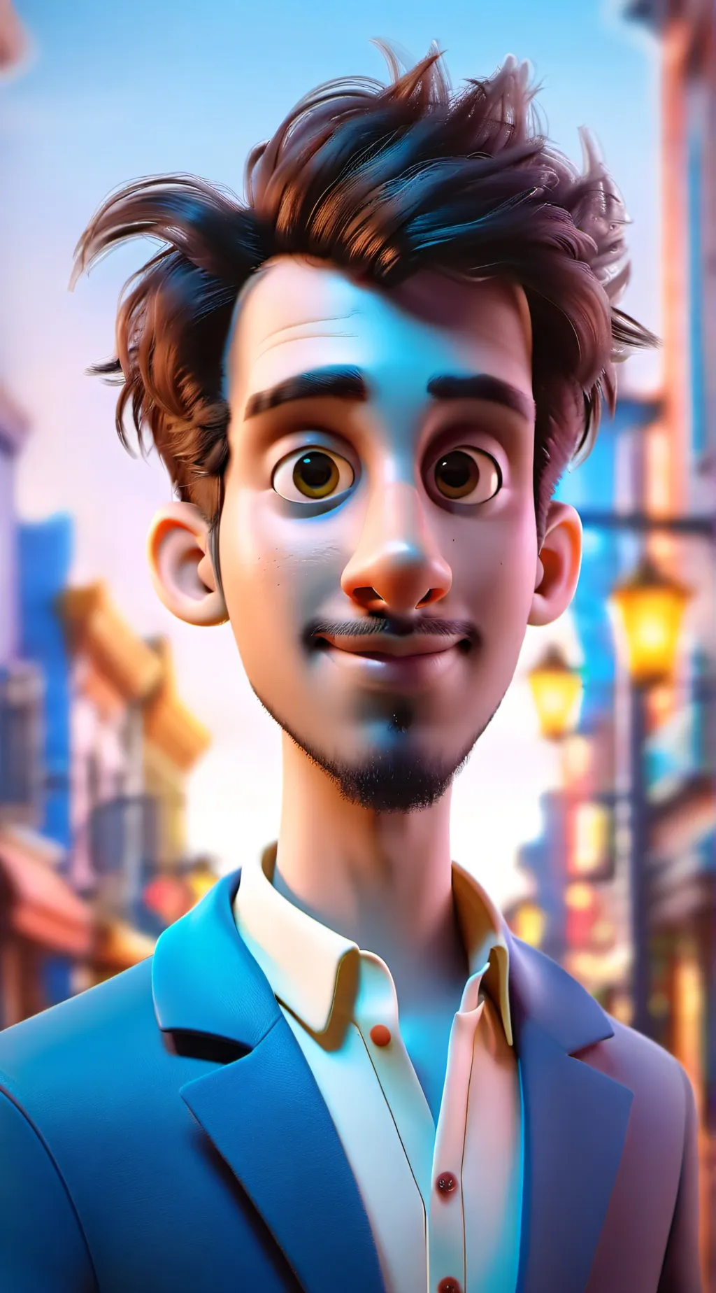 ai character: STRICT DAD background