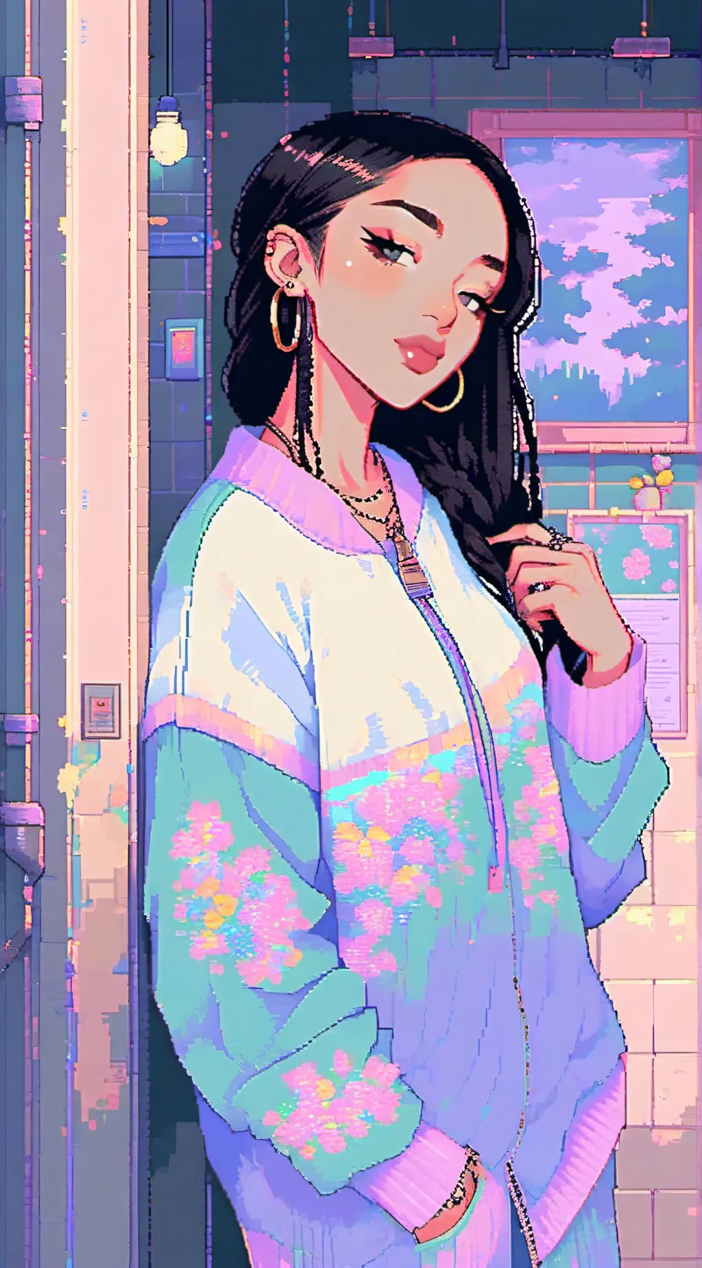 ai character: melody background