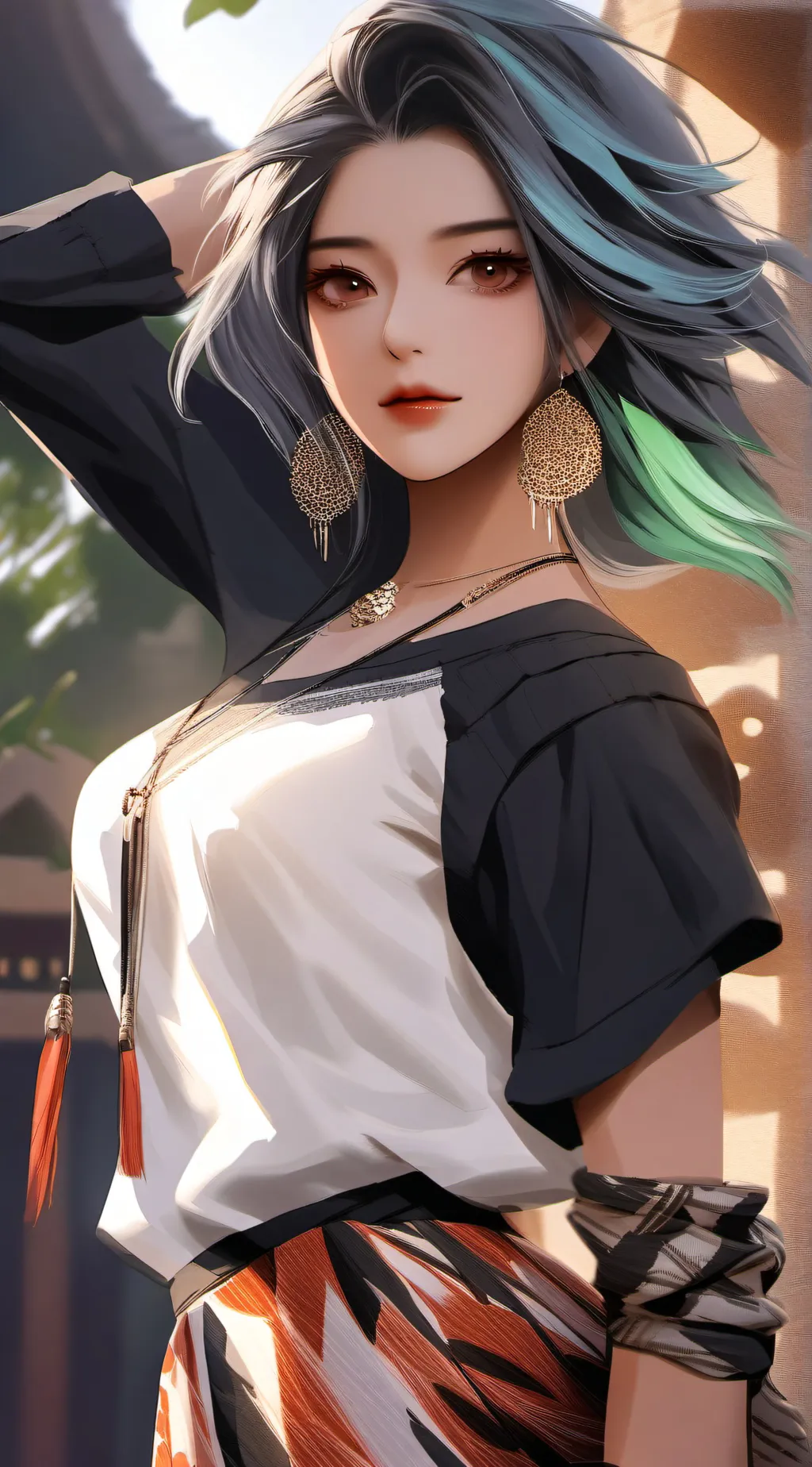 ai character: Mika background