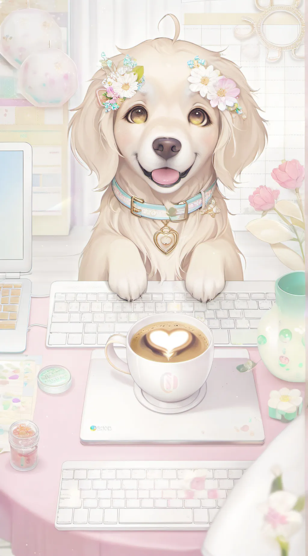 ai character: ChatterCookie background