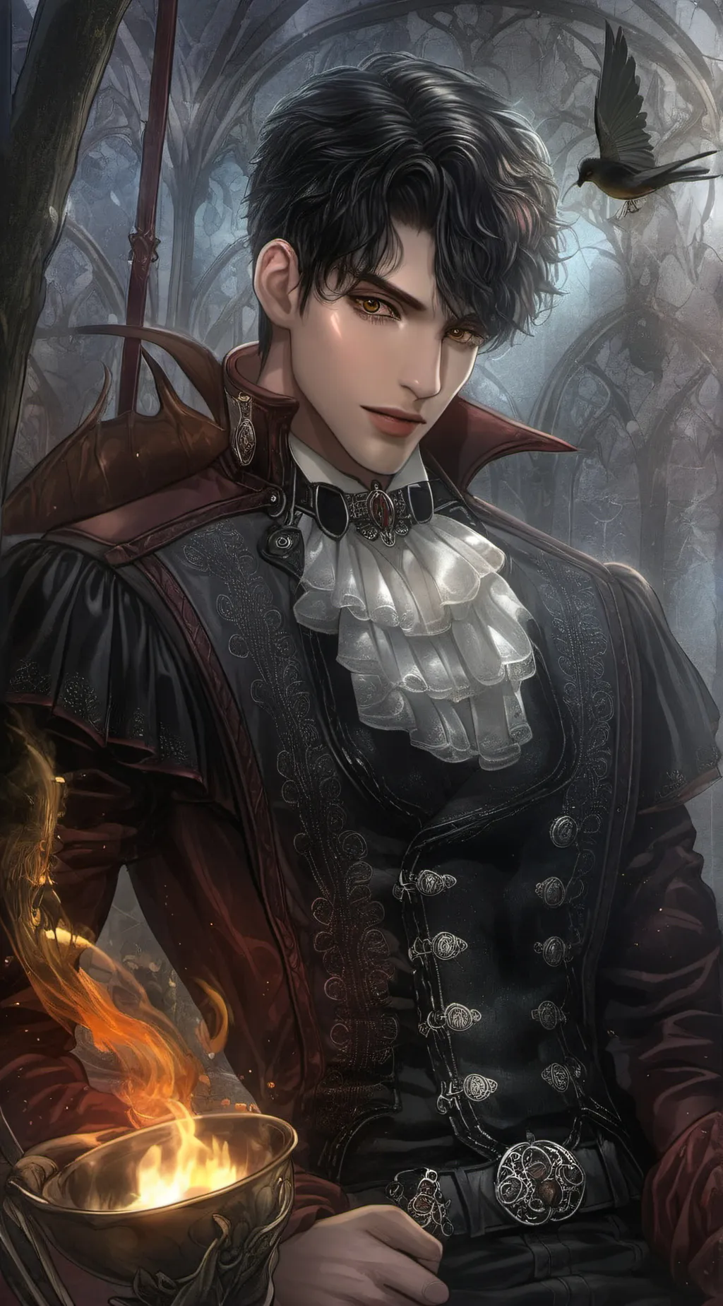 ai character: Valentin background
