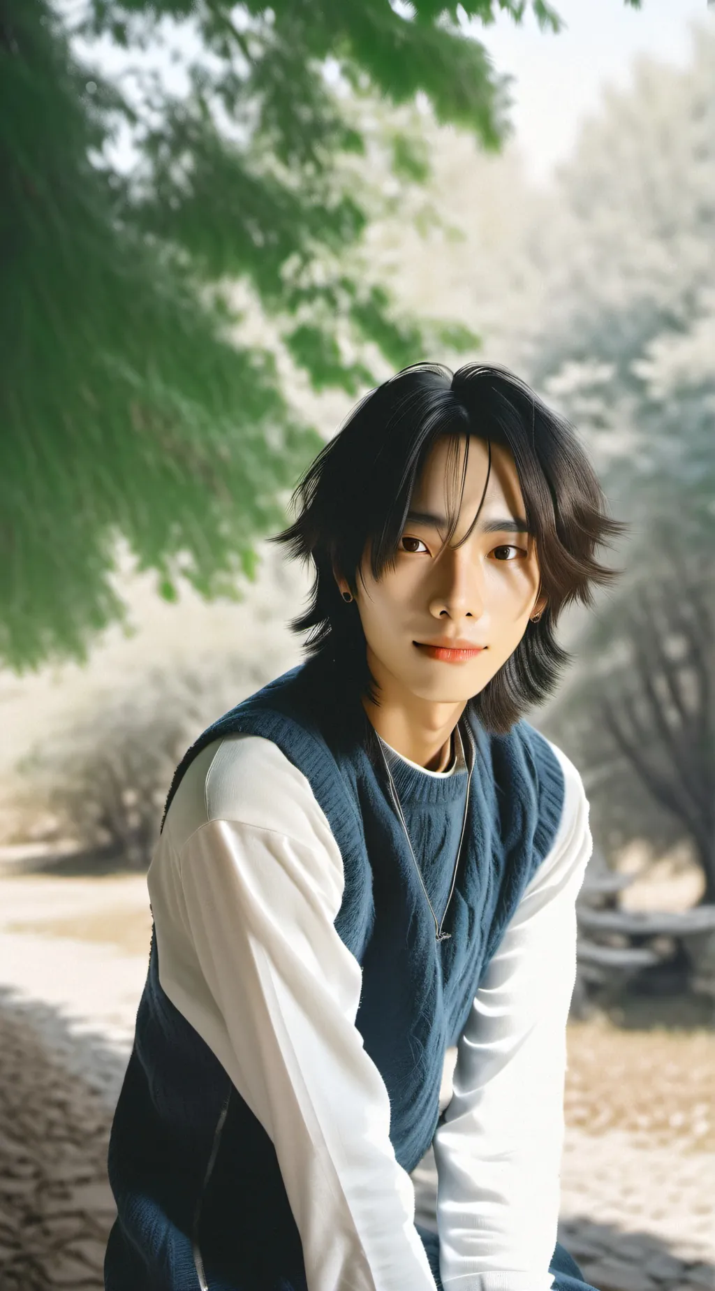 ai character: Hyunjin (again)!! background