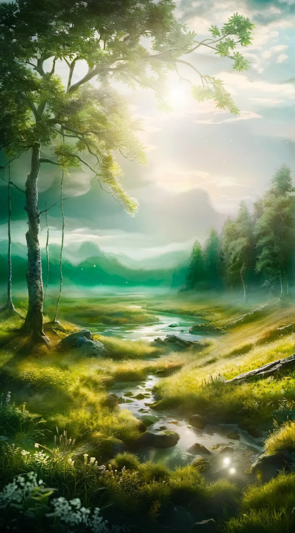 ai character: Fantasy World background