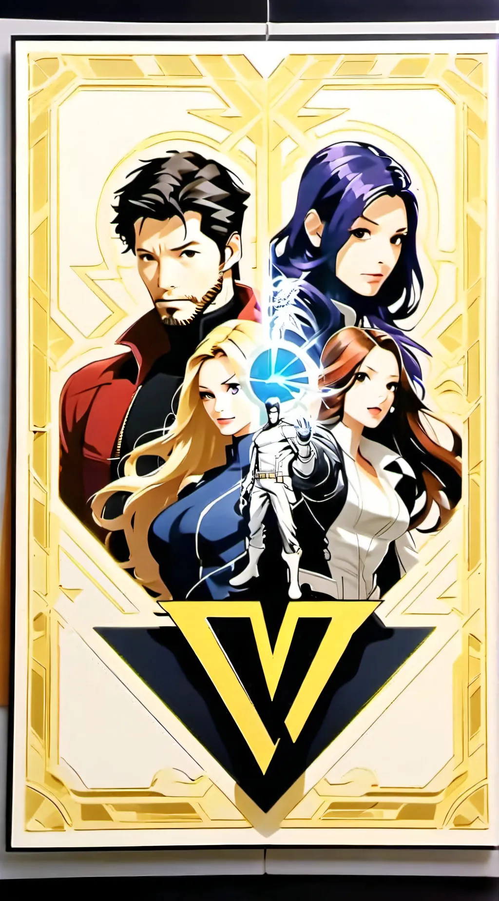 ai character: X-men and avengers background