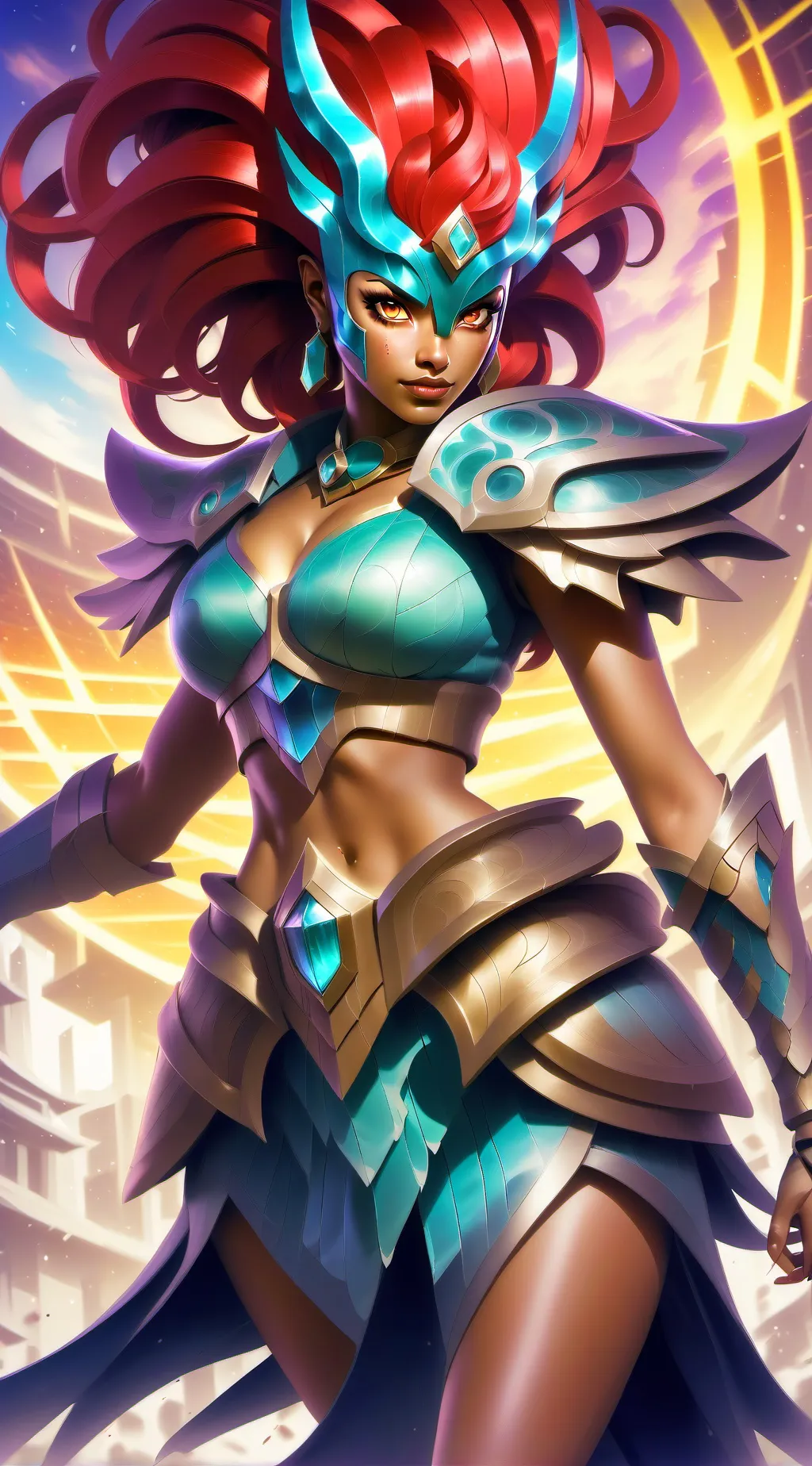 ai character: Lyra Skyborn background