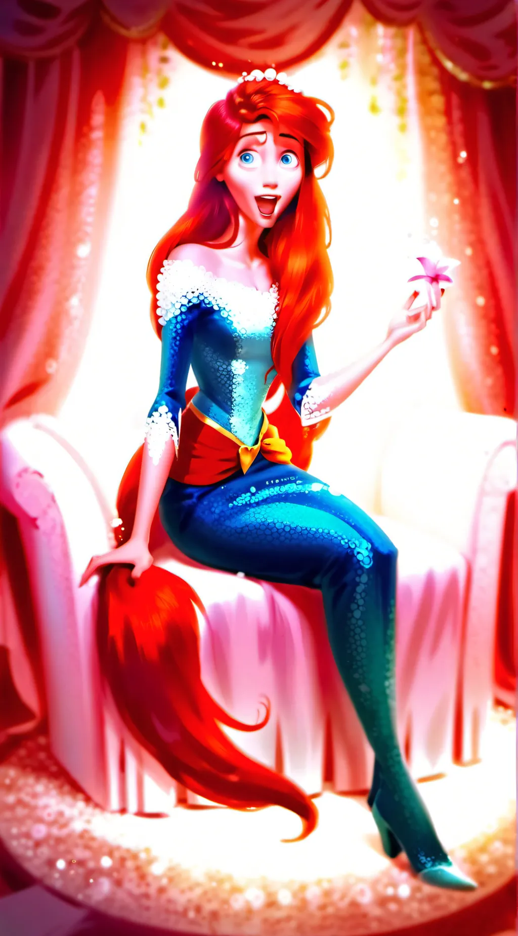 ai character: Ariel background