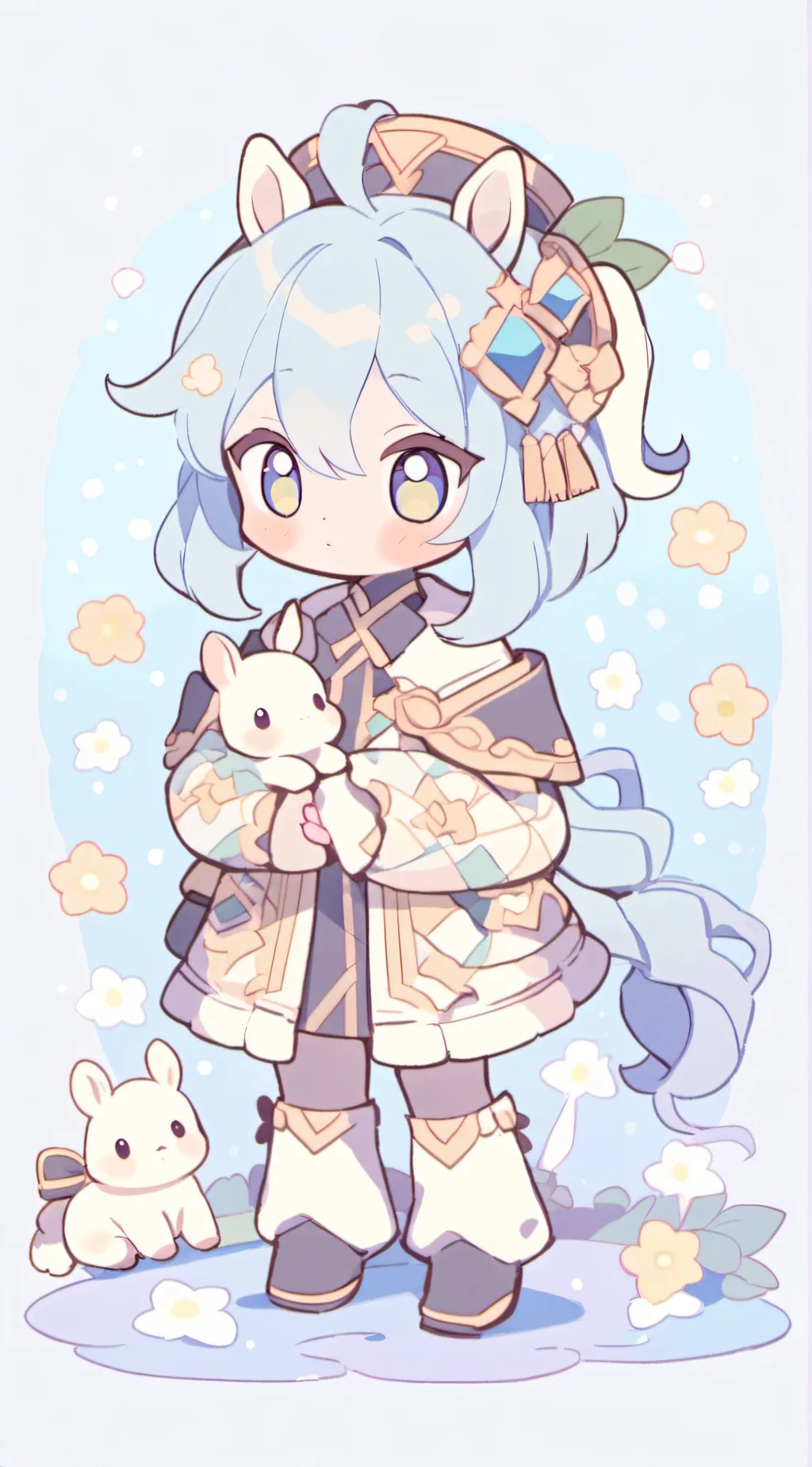 ai character: Your bunnys :3 background
