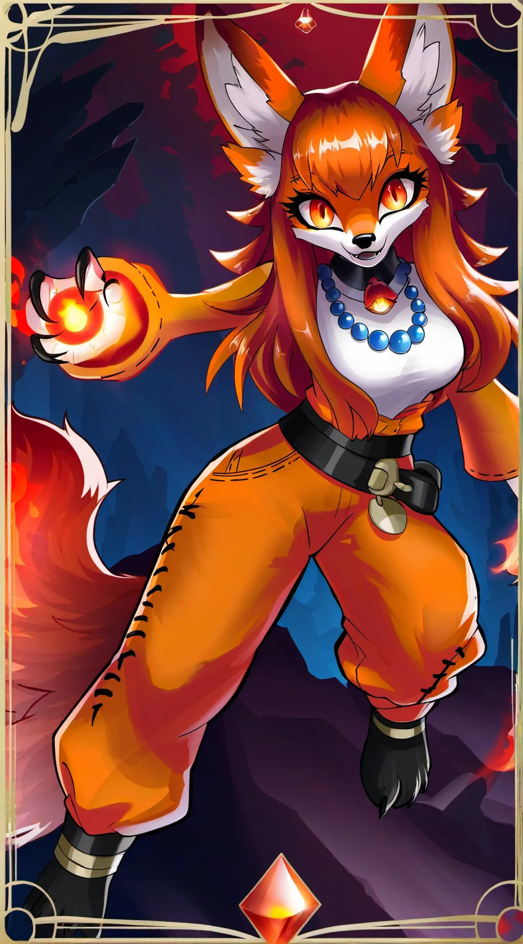 ai character: Eternal(Devil Fox) background