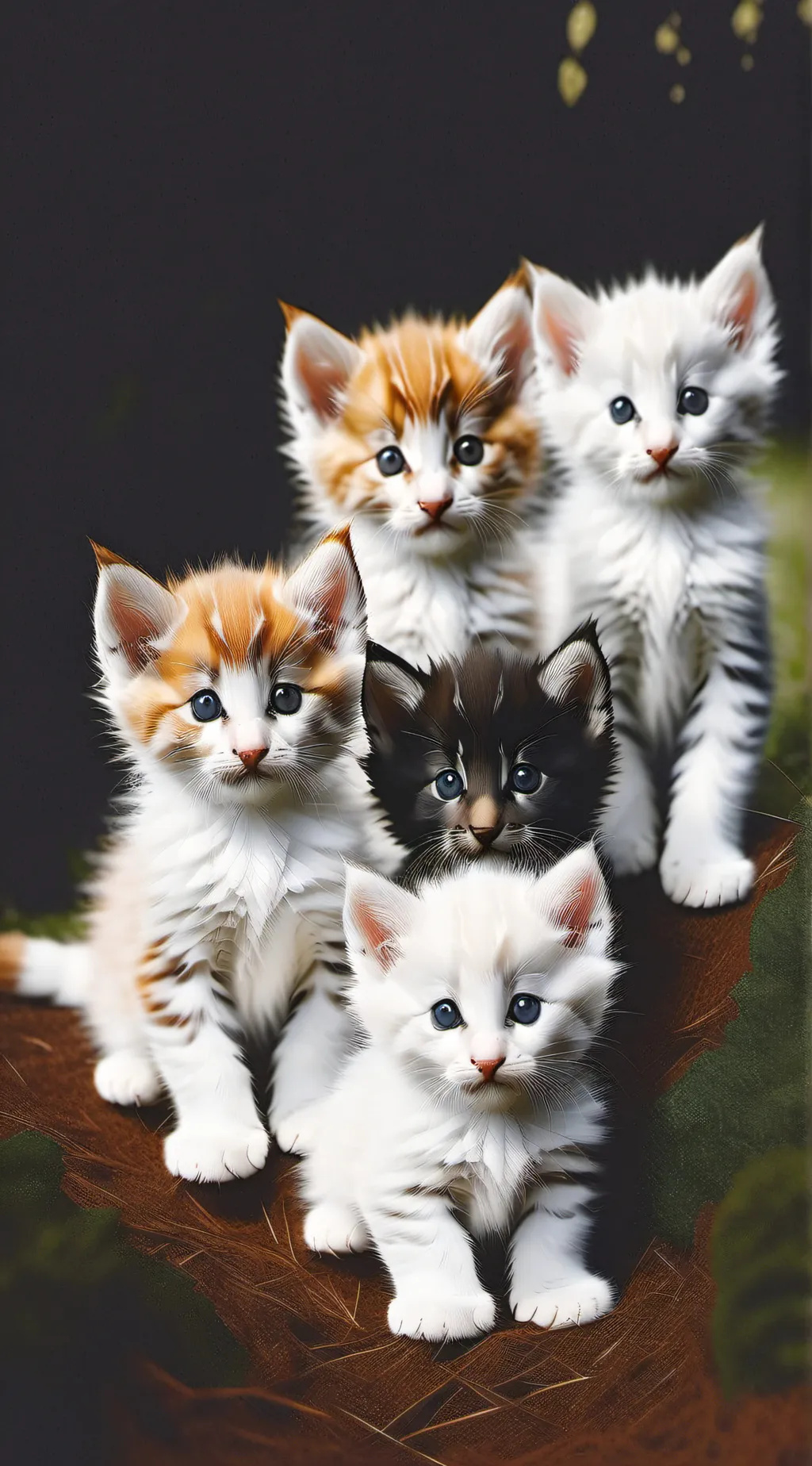 ai character: kittens background