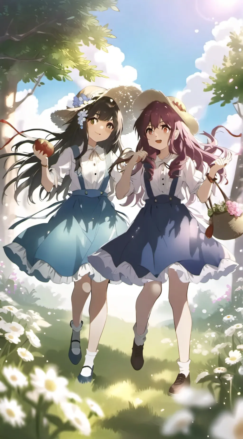 ai character: Sofia y Mia background