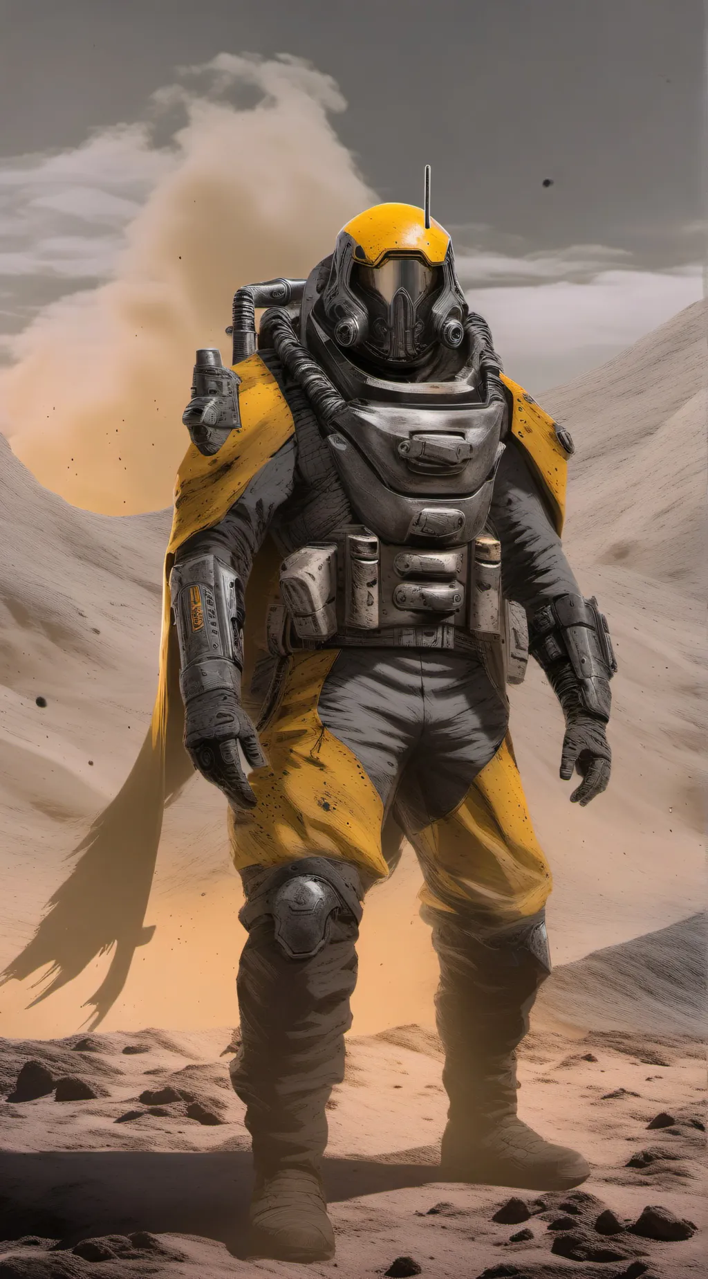 ai character: HELLDIVER background