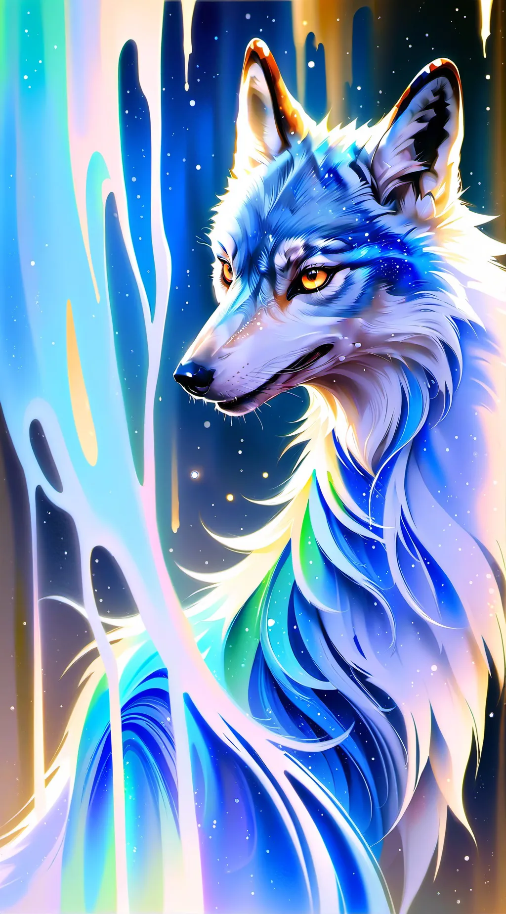 ai character: spirit and space background