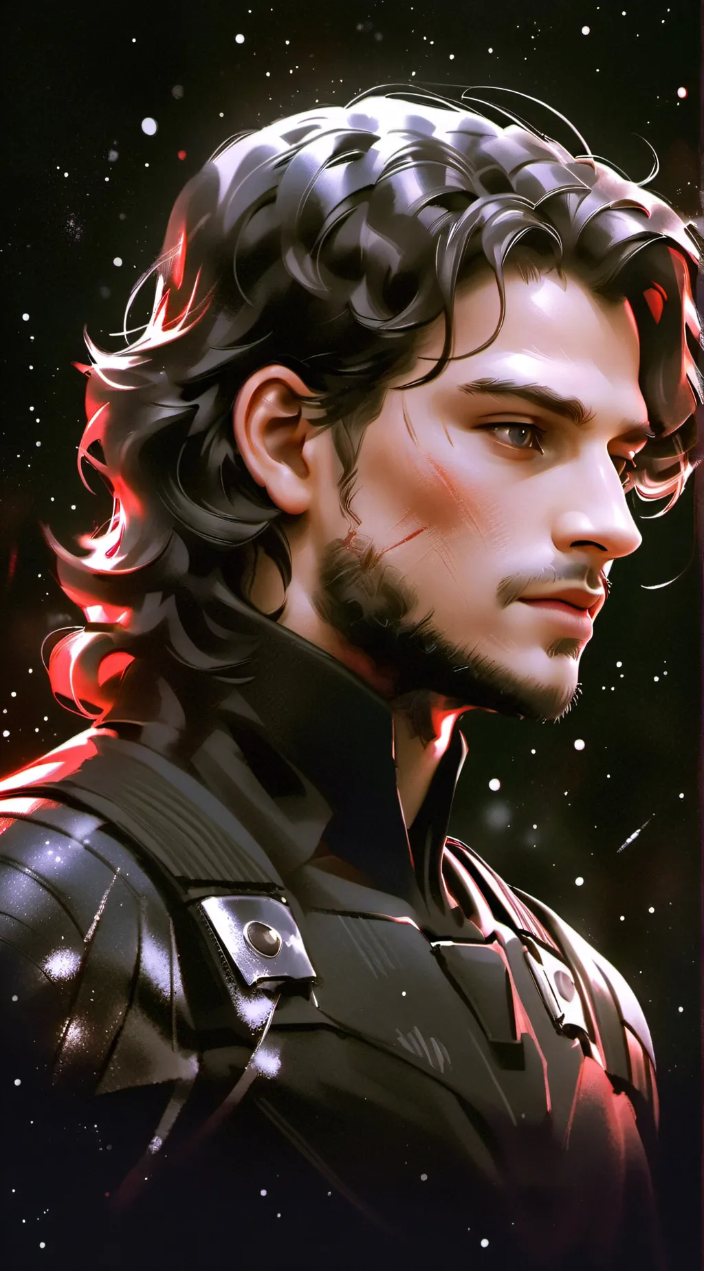 ai character: Thunderbolts  background