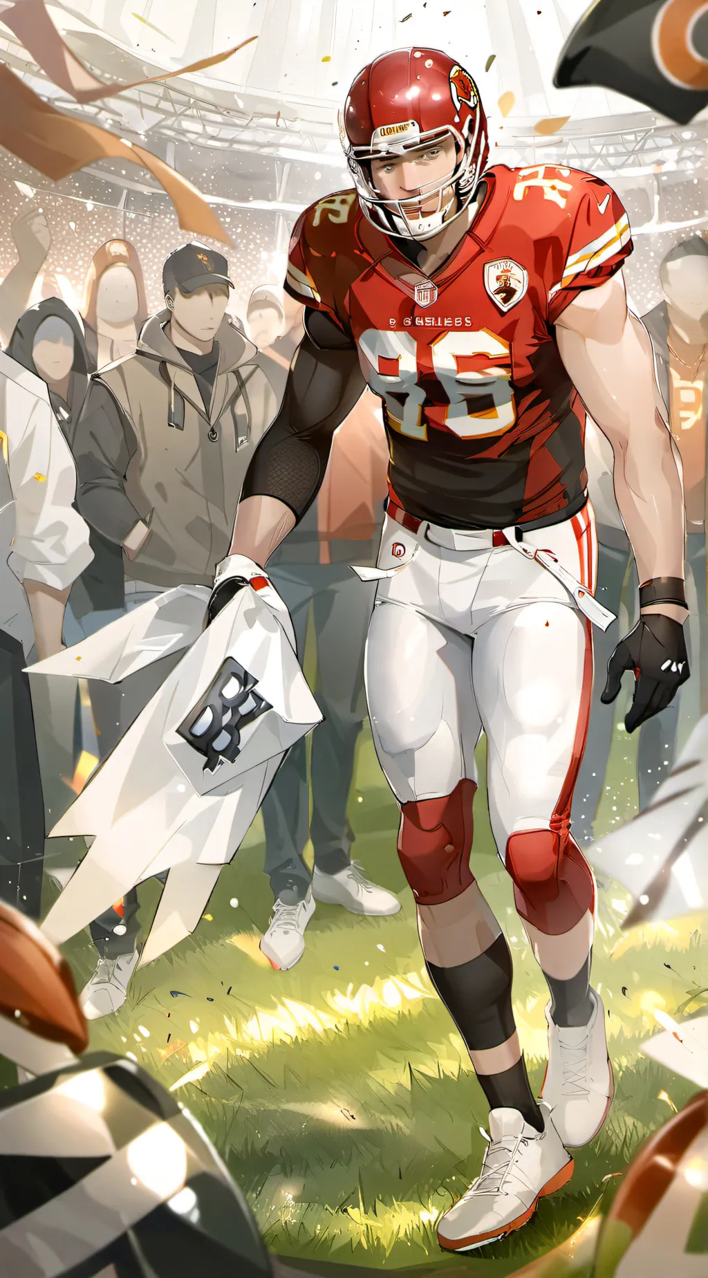 ai character: Travis kelce background