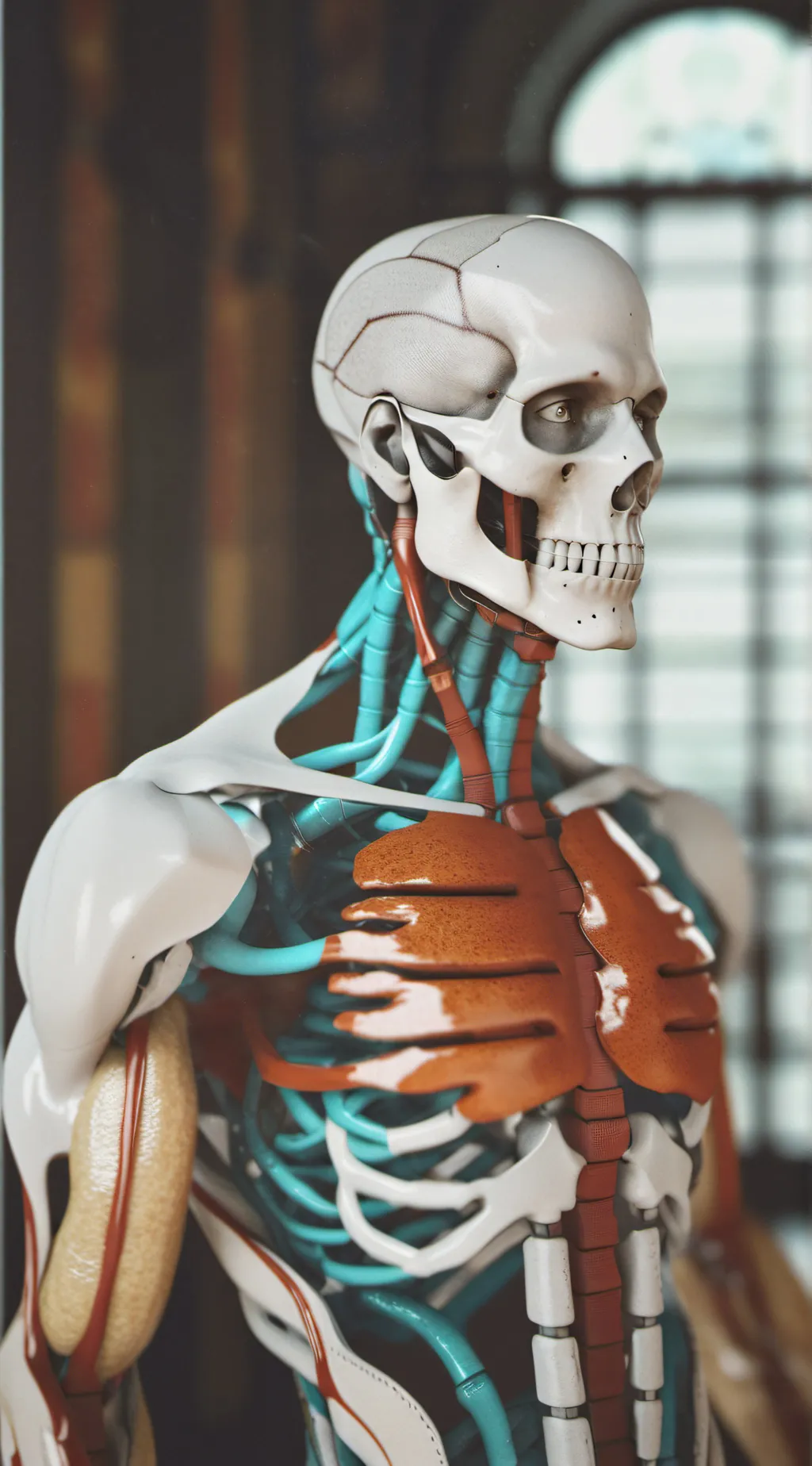 ai character: the body background